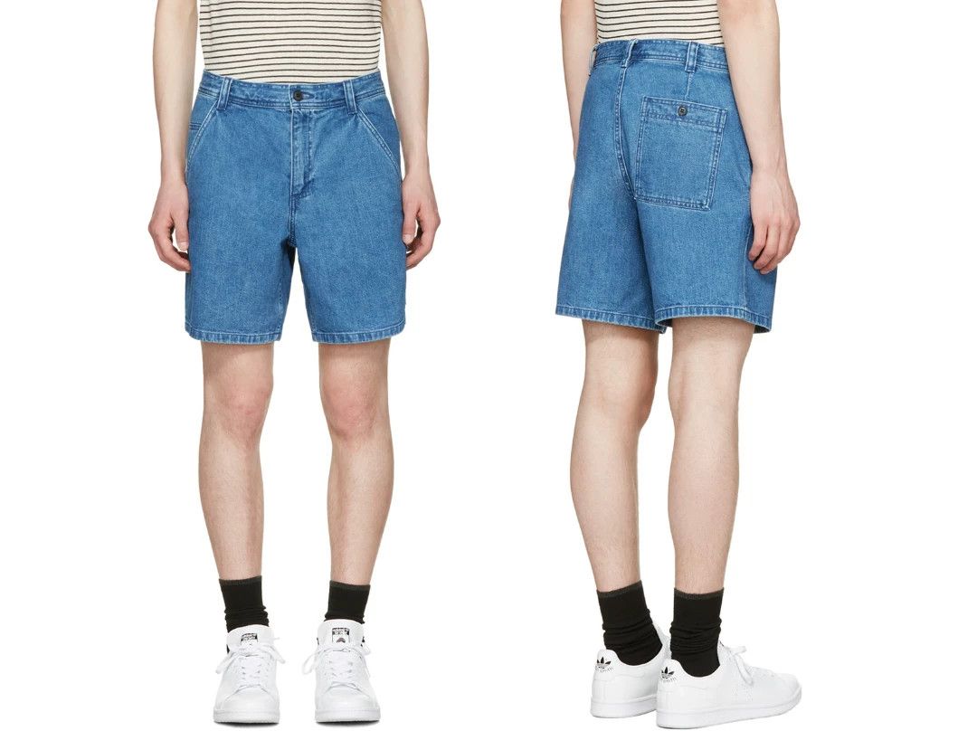 A.P.C. A.P.C. Indigo Alejandro Shorts Size US 30 / EU 46 - 6 Thumbnail