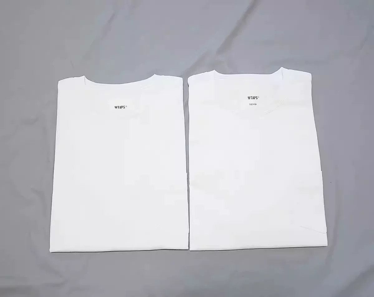 Wtaps WTAPS BLANK SS Cotton T-Shirt Size US XL / EU 56 / 4 - 2 Thumbnail