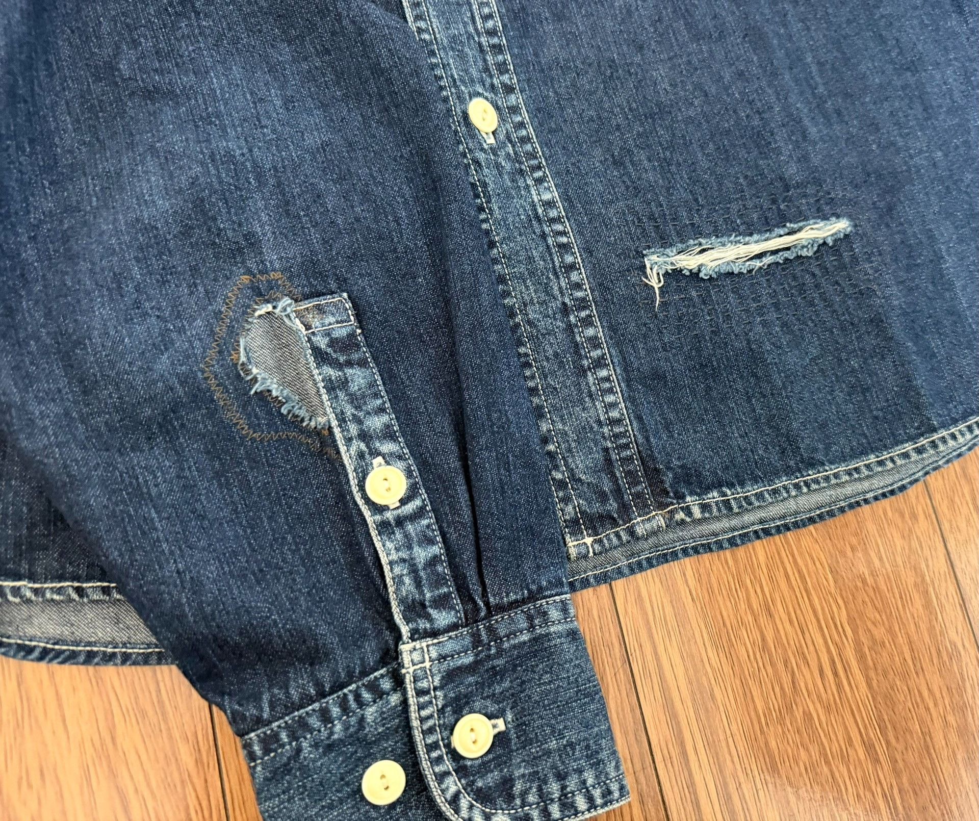 Visvim Visvim SS Lumber Damaged Shirt Size US M / EU 48-50 / 2 - 3 Thumbnail