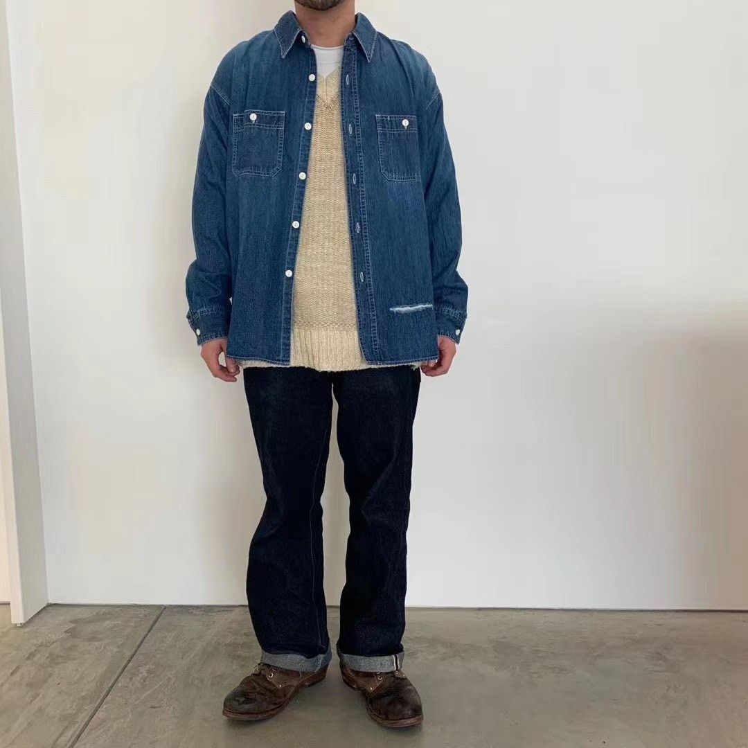 Visvim Visvim SS Lumber Damaged Shirt Size US M / EU 48-50 / 2 - 5 Thumbnail