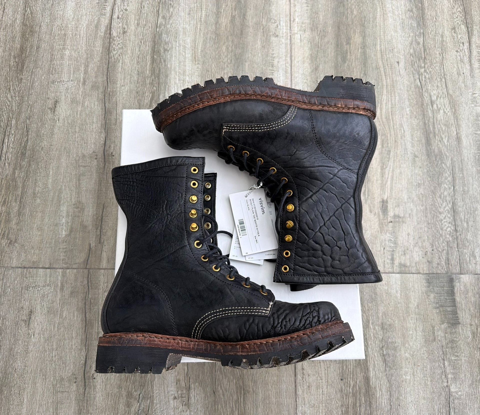 Visvim VISVIM SCOUT PLAIN TOE HI-FOLK BOOTS Size US 9.5 / EU 42-43 - 3 Thumbnail