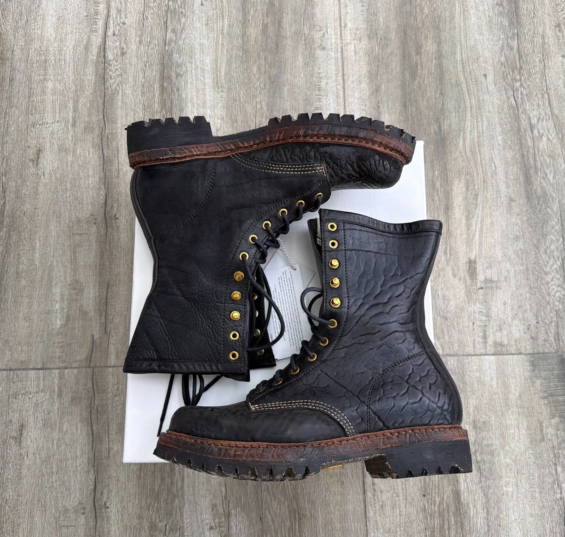 Visvim VISVIM SCOUT PLAIN TOE HI-FOLK BOOTS Size US 9.5 / EU 42-43 - 4 Thumbnail