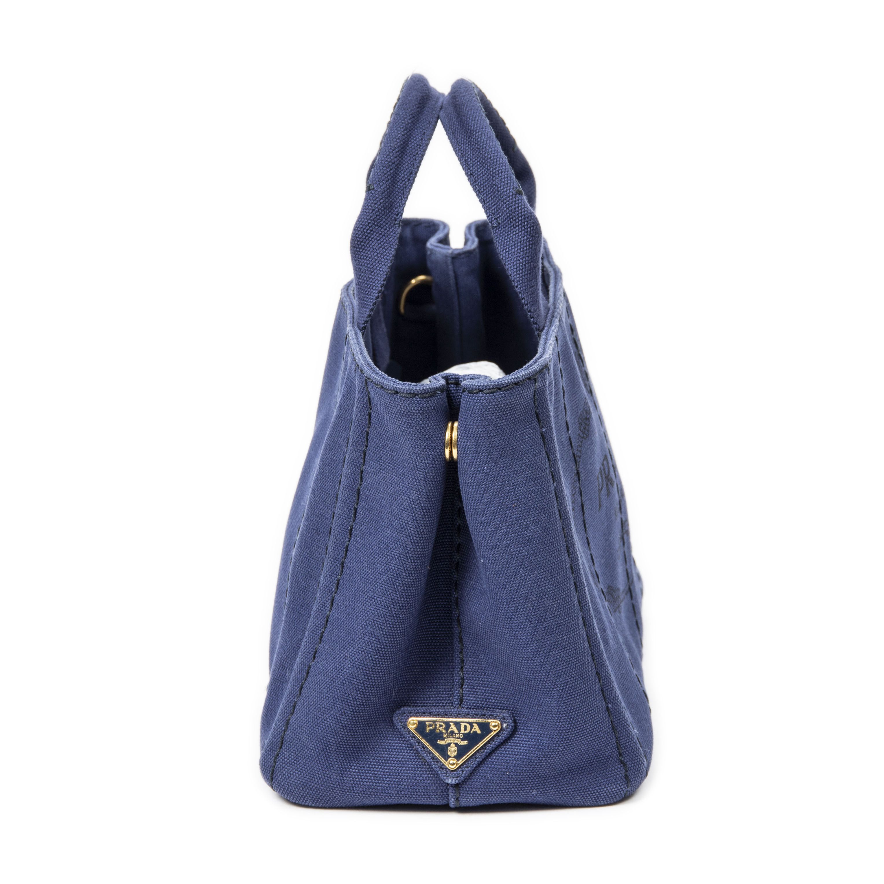 Prada Small Canapa Tote Size ONE SIZE - 4 Thumbnail