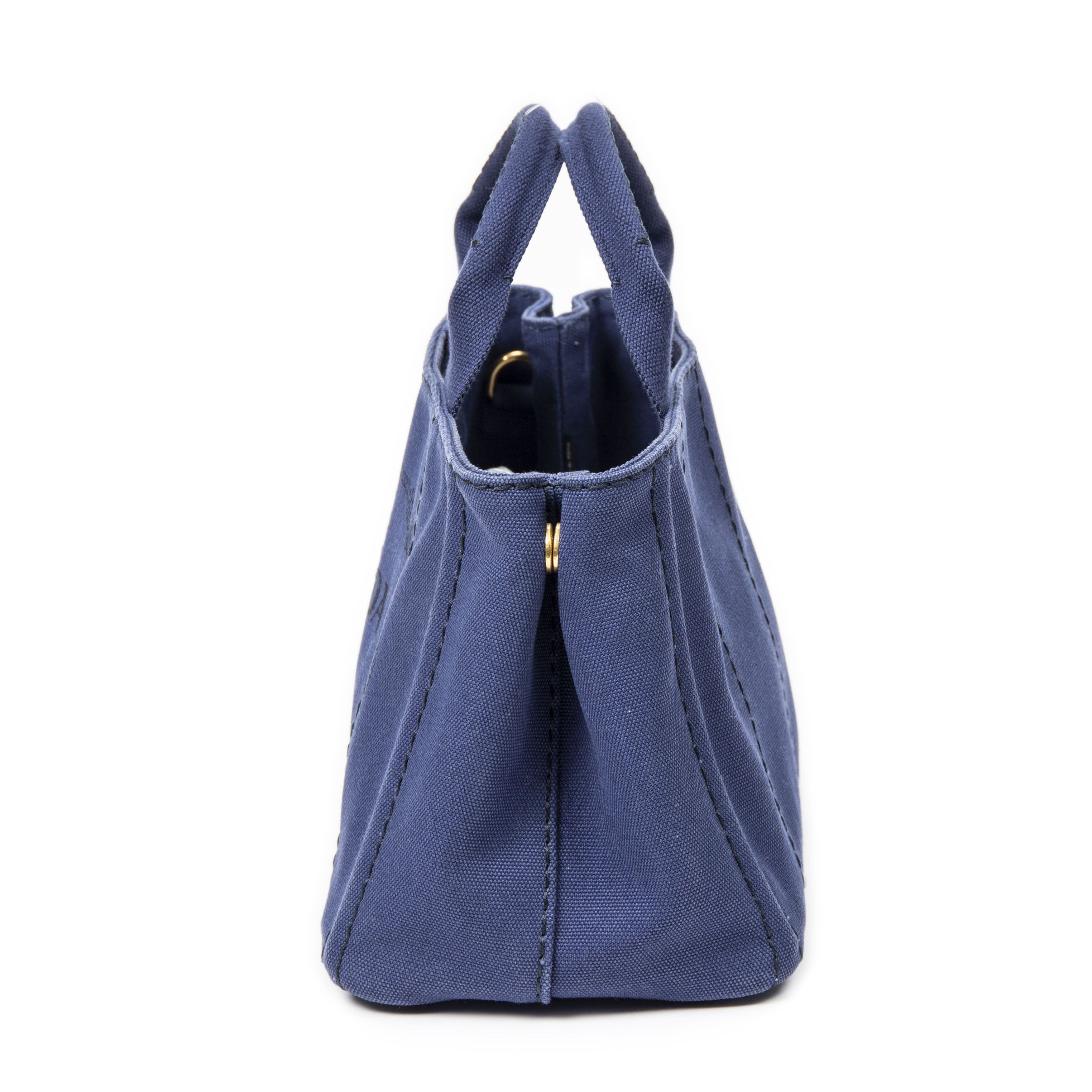 Prada Small Canapa Tote Size ONE SIZE - 3 Thumbnail