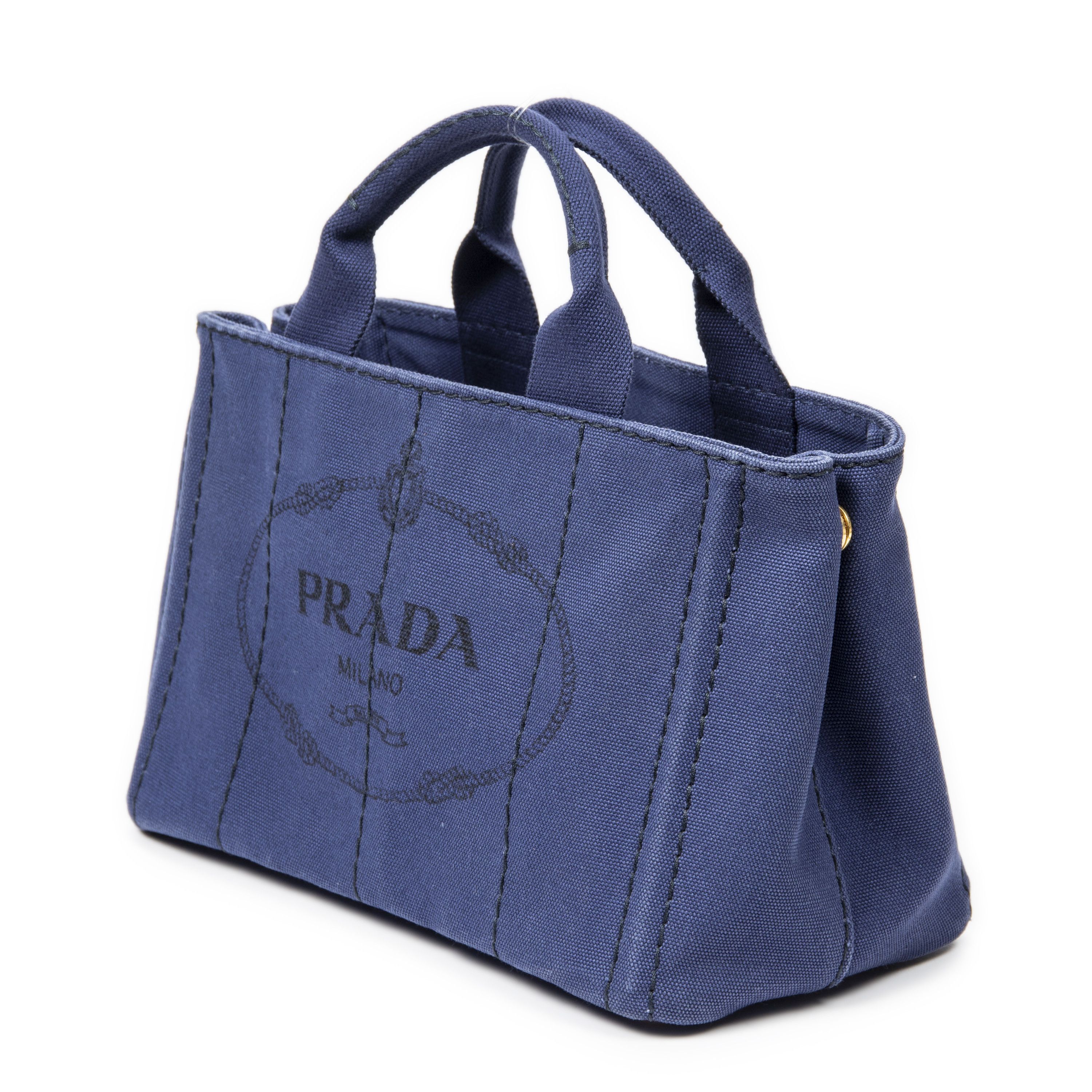 Prada Small Canapa Tote Size ONE SIZE - 2 Thumbnail
