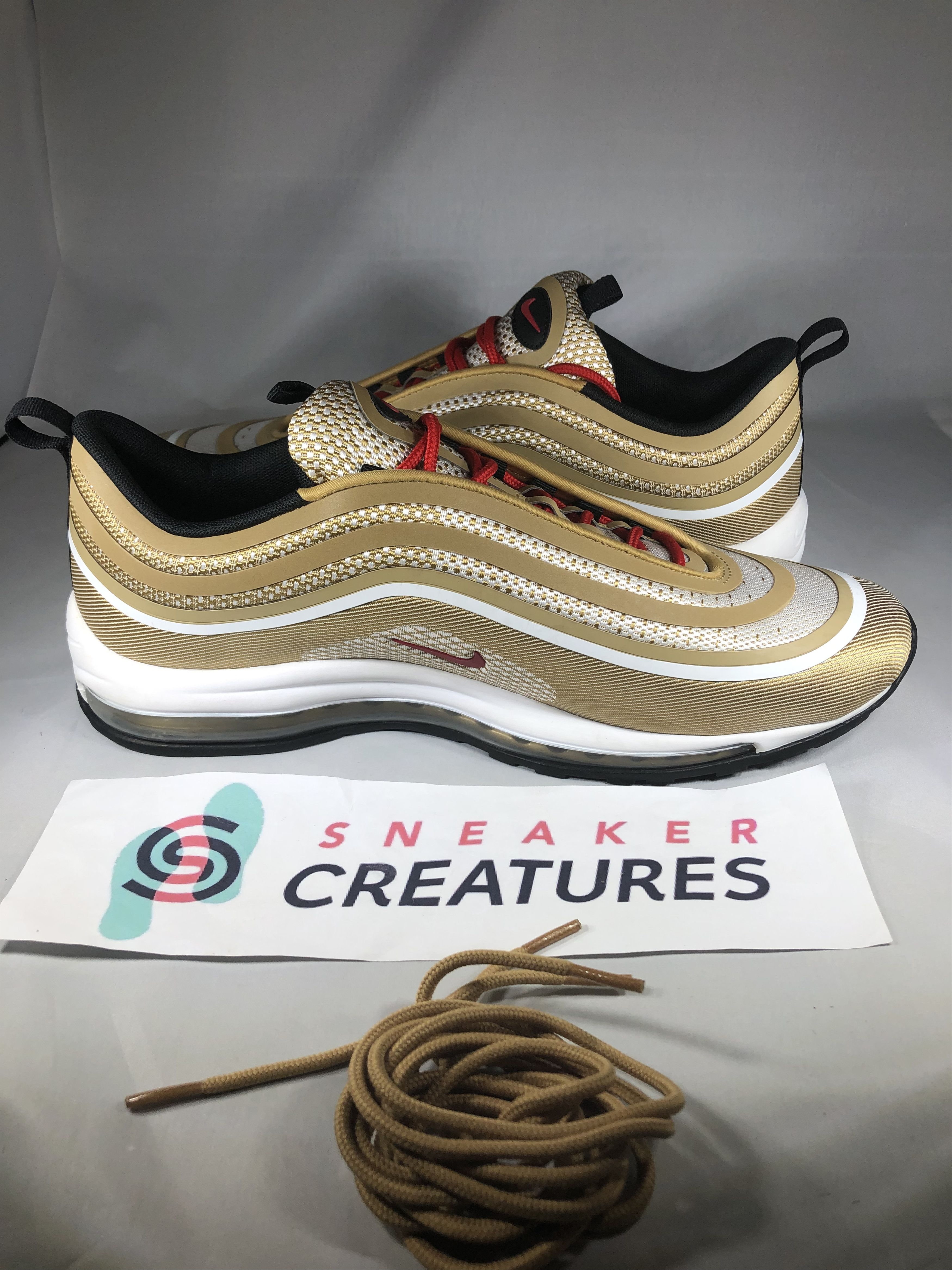 Nike Nike Air Max 97 Metallic Gold Size 13 Size US 13 / EU 46 - 3 Thumbnail