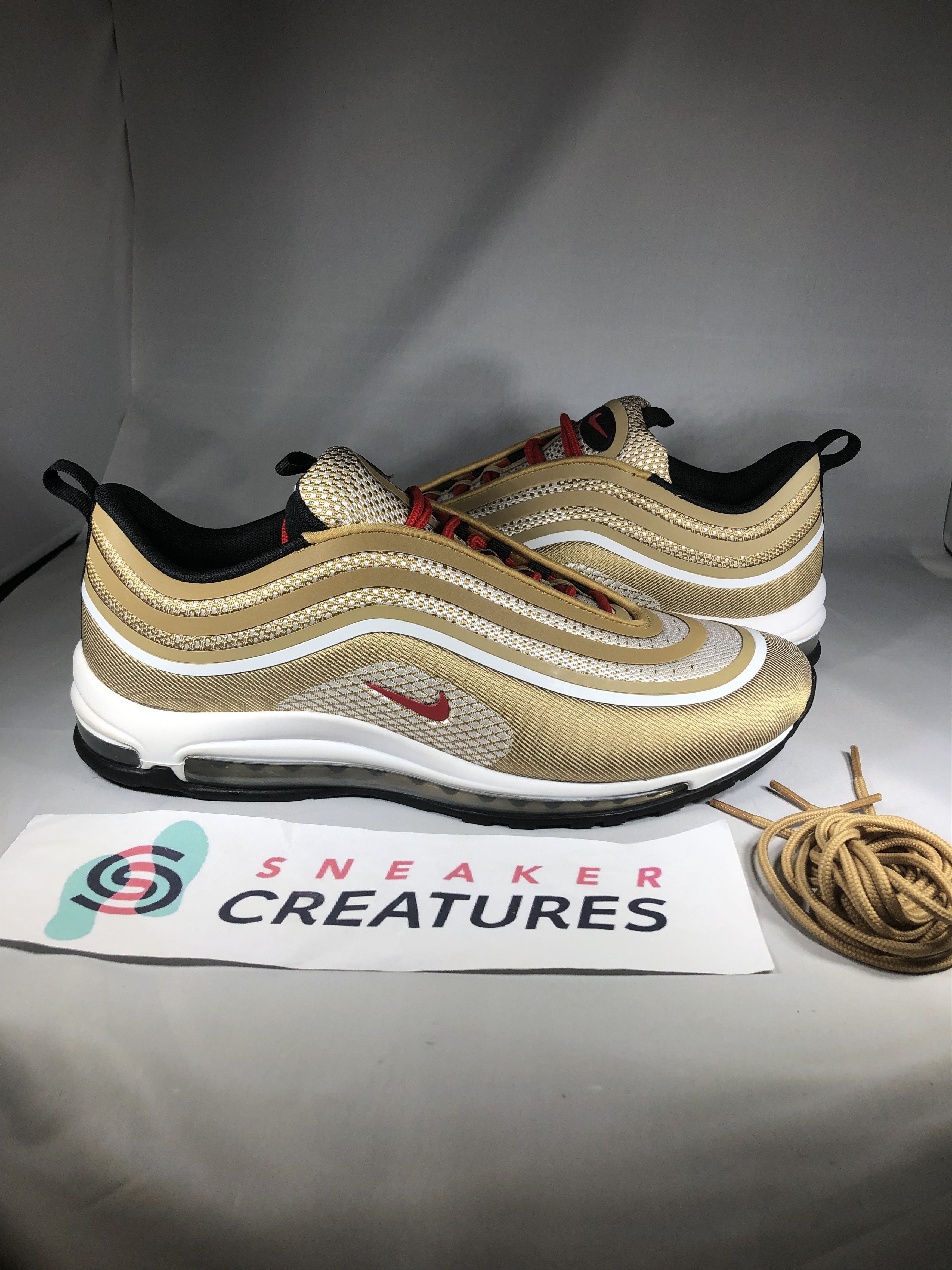 Nike Nike Air Max 97 Metallic Gold Size 13 Size US 13 / EU 46 - 1 Thumbnail