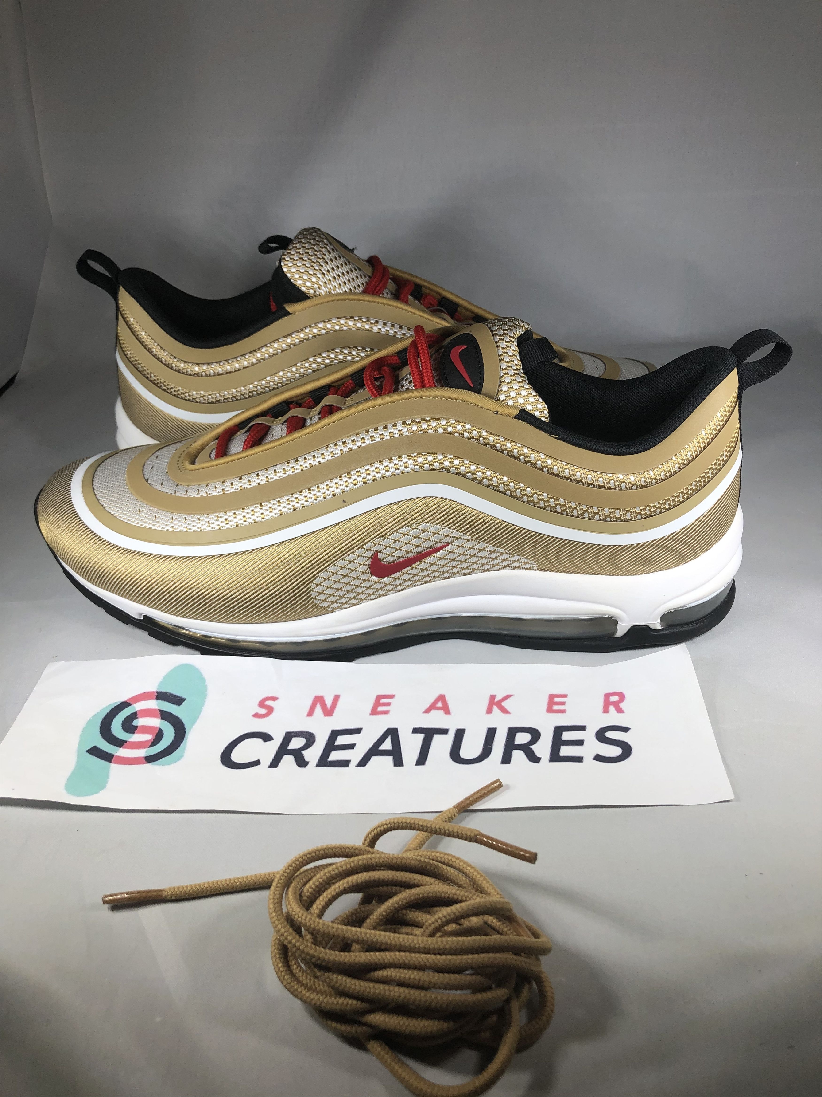 Nike Nike Air Max 97 Metallic Gold Size 13 Size US 13 / EU 46 - 2 Thumbnail