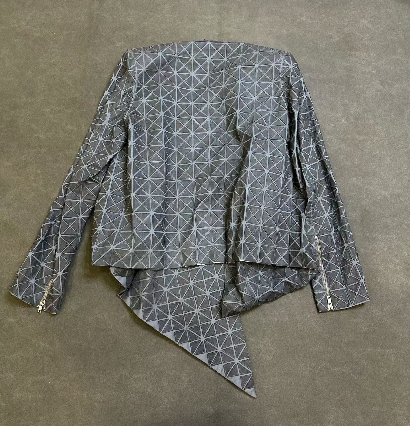 Gareth Pugh Gareth Pugh Leather Irregular Diamond Jacket Size US M / EU 48-50 / 2 - 2 Thumbnail