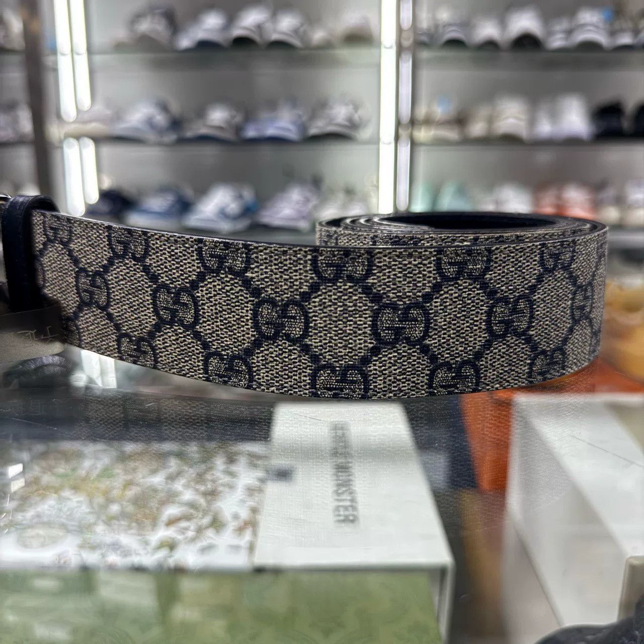 Gucci Gucci Classic Double G Buckle GG Monogram Belt Size ONE SIZE - 2 Thumbnail