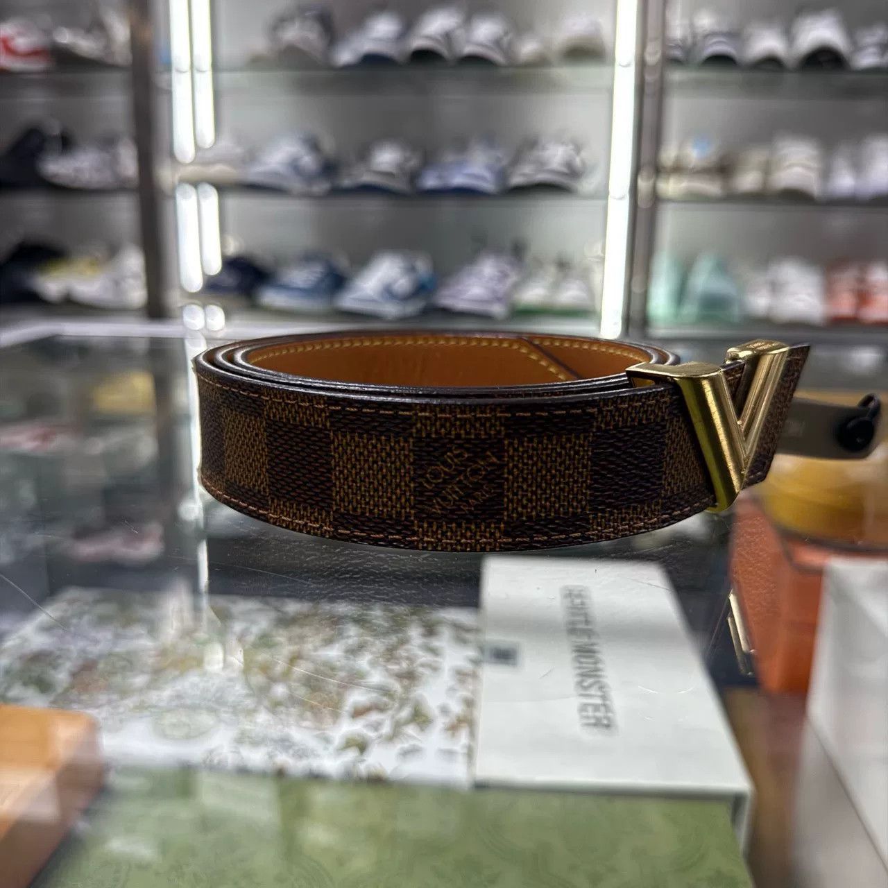 Louis Vuitton Louis Vuitton Monogram Damier Belt Size ONE SIZE - 2 Thumbnail