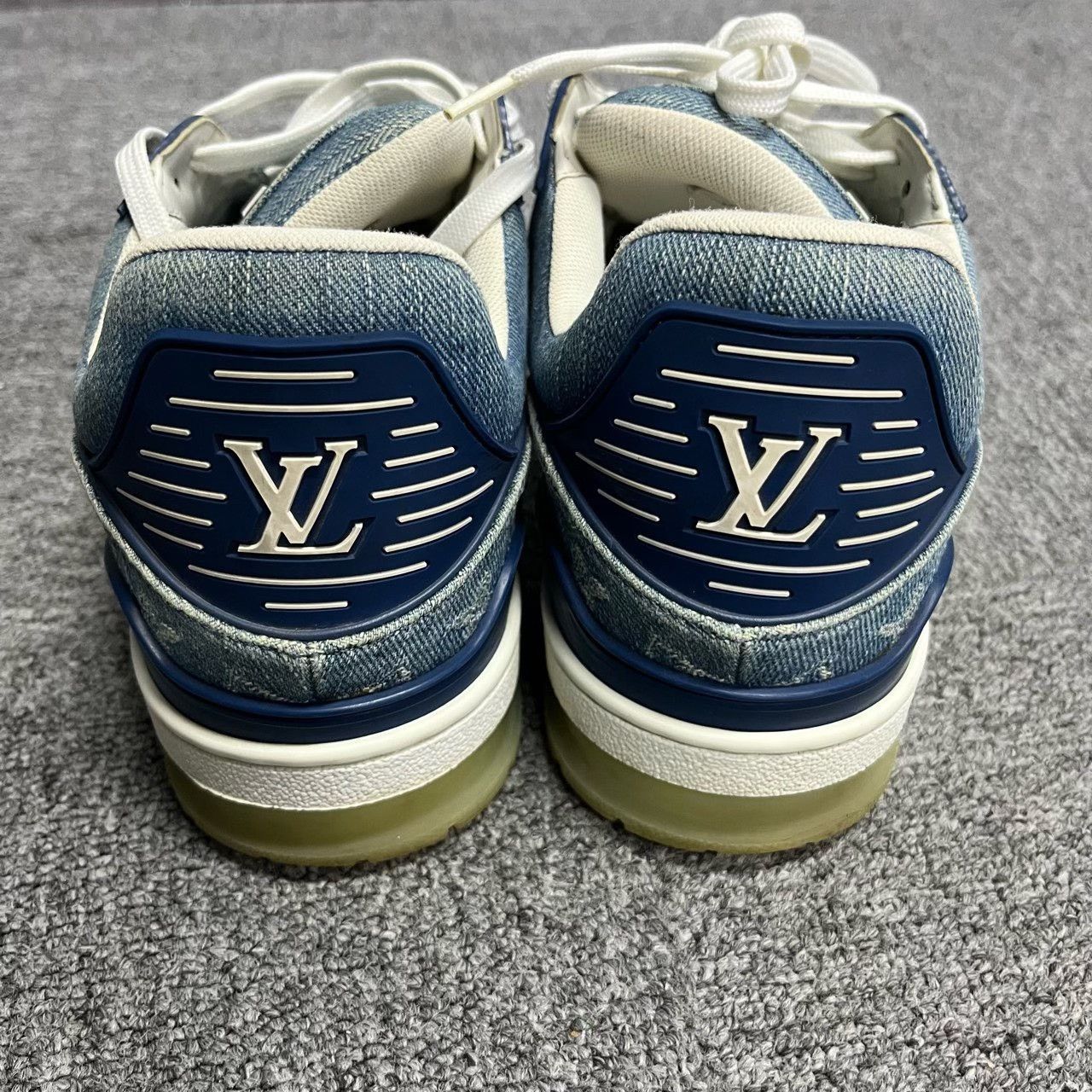 Louis Vuitton Louis Vuitton Trainer Denim Low-Top Sneakers Size US 6 / EU 39 - 3 Thumbnail