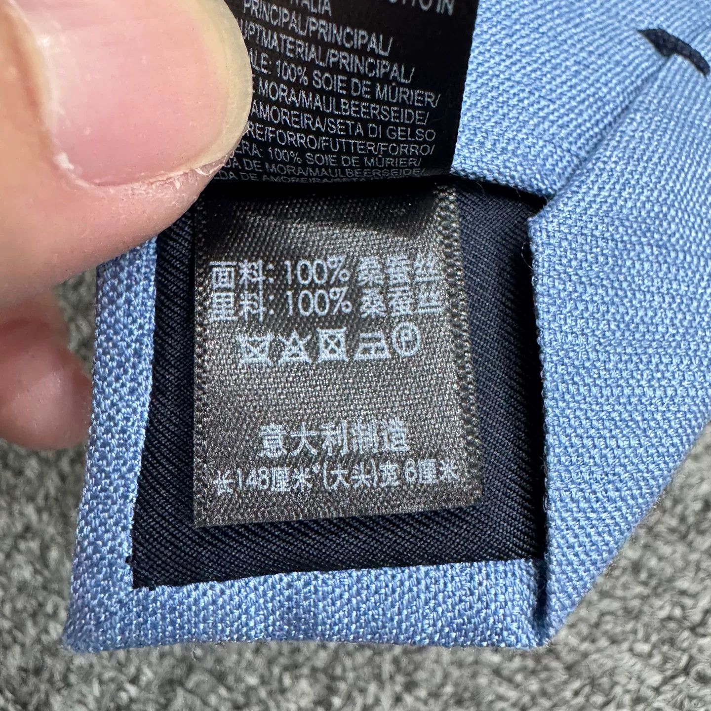 Alfred Dunhill Dunhill Blue Tie 148x8cm Size ONE SIZE - 3 Thumbnail