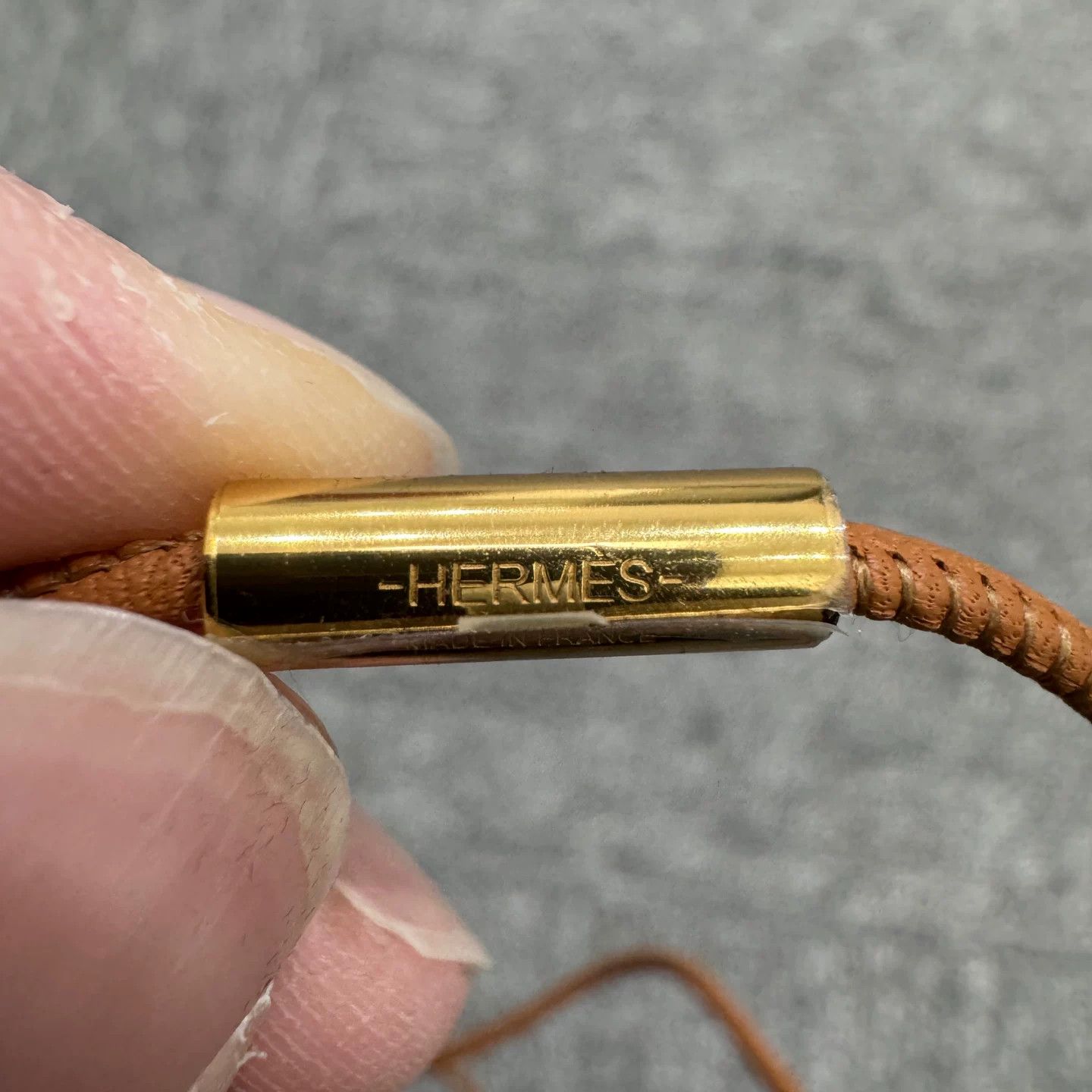 Hermes Hermes Circle Leather Necklace Size ONE SIZE - 4 Thumbnail