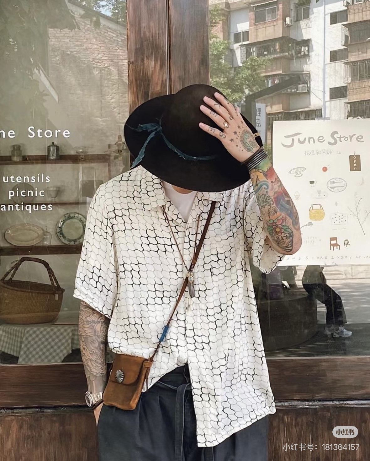 Visvim VISVIM Free Edge S/S Lattice Shirt Size US L / EU 52-54 / 3 - 5 Thumbnail