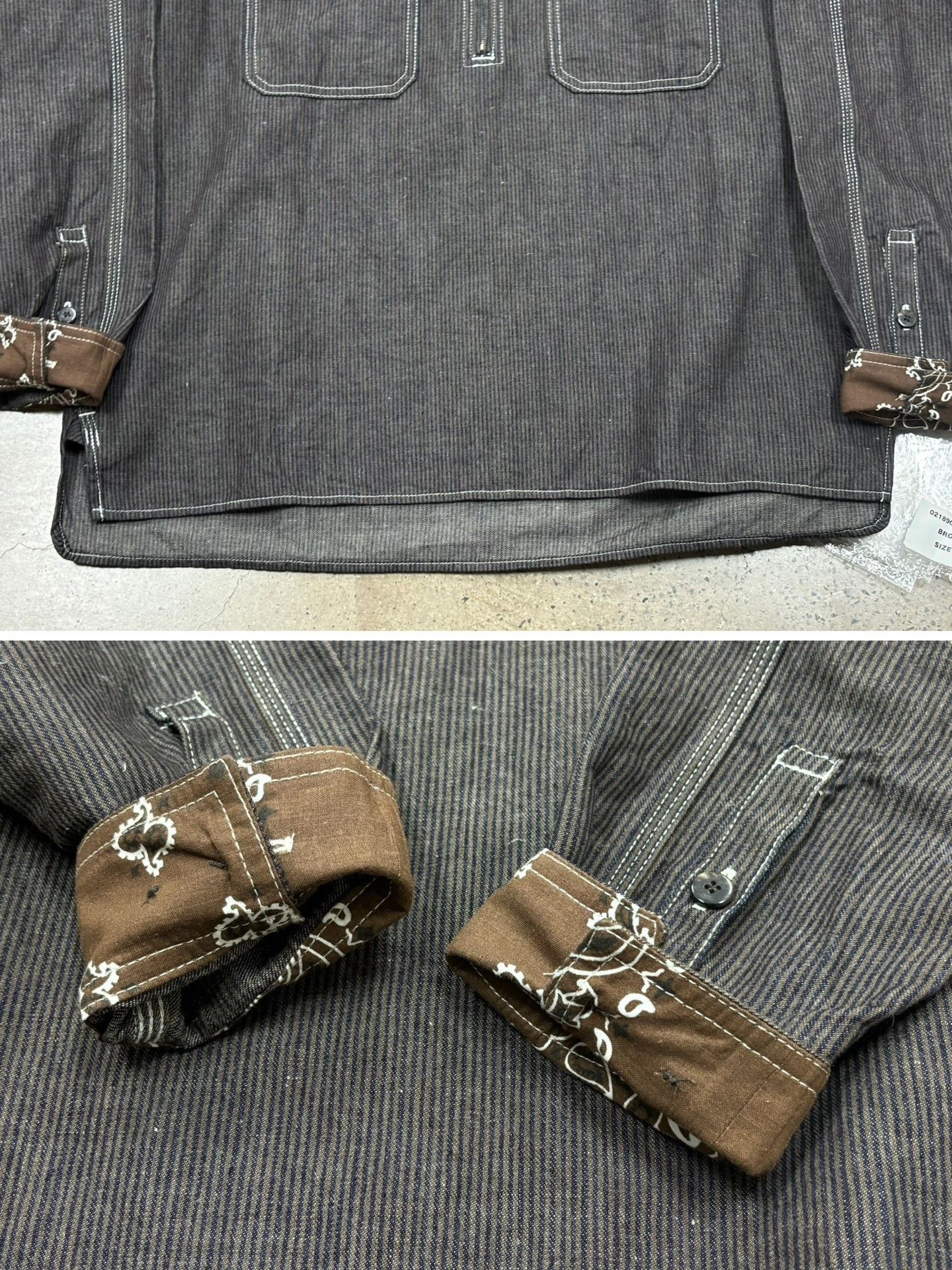 Visvim Visvim ICT Overpass L/S Half-Zip Shirt Size US M / EU 48-50 / 2 - 2 Thumbnail