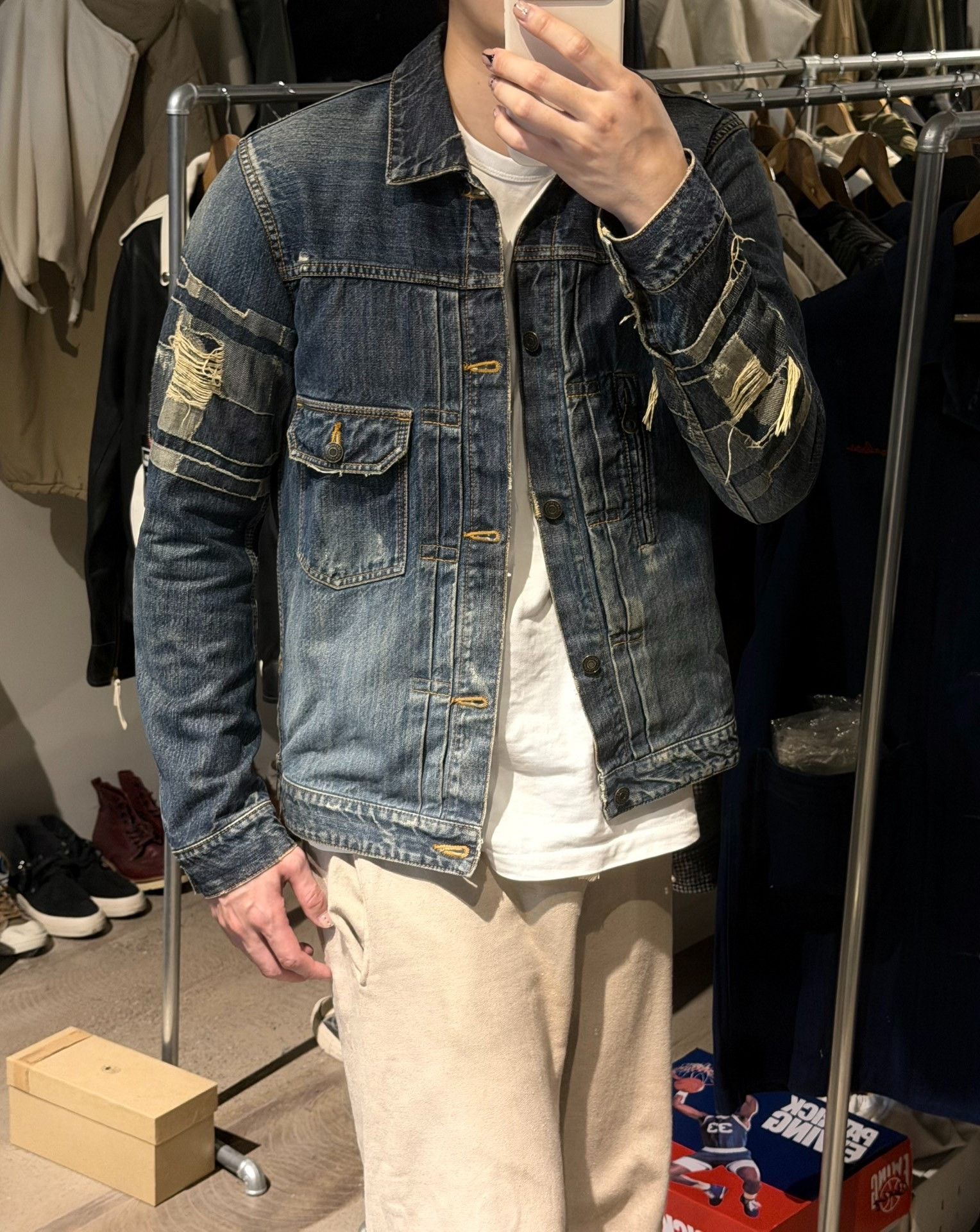 Mastermind Japan Mastermind Japan 11SS Embroidered Denim Jacket Size US M / EU 48-50 / 2 - 3 Thumbnail