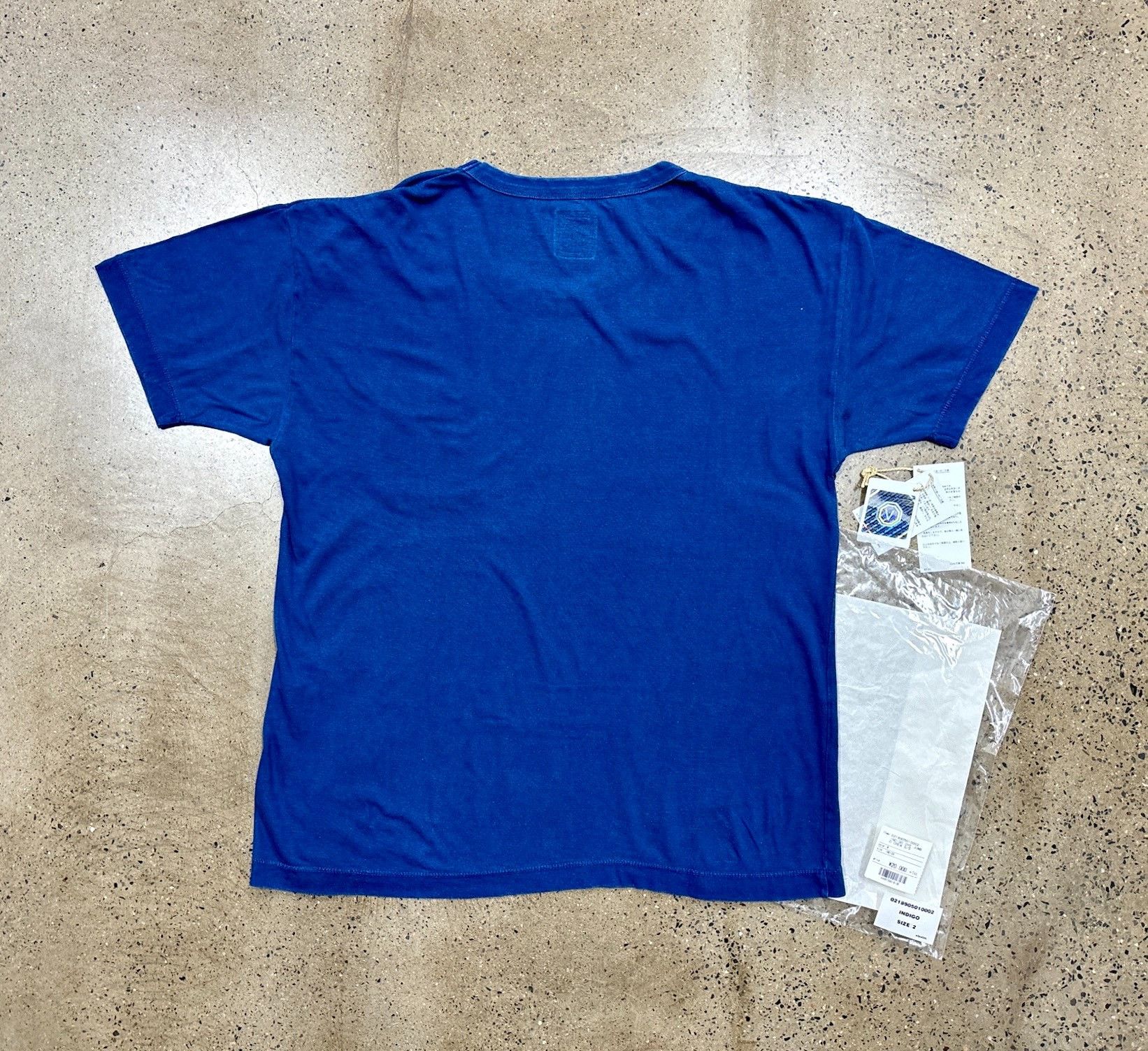 Visvim Visvim ICT Jumbo Crew Indigo Tee Size US M / EU 48-50 / 2 - 2 Thumbnail