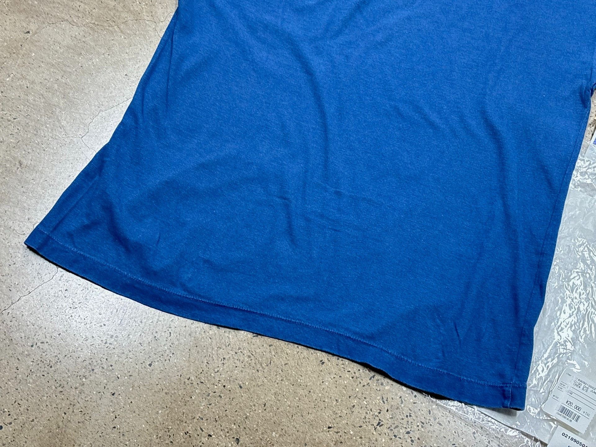 Visvim Visvim ICT Jumbo Crew Indigo Tee Size US M / EU 48-50 / 2 - 9 Thumbnail