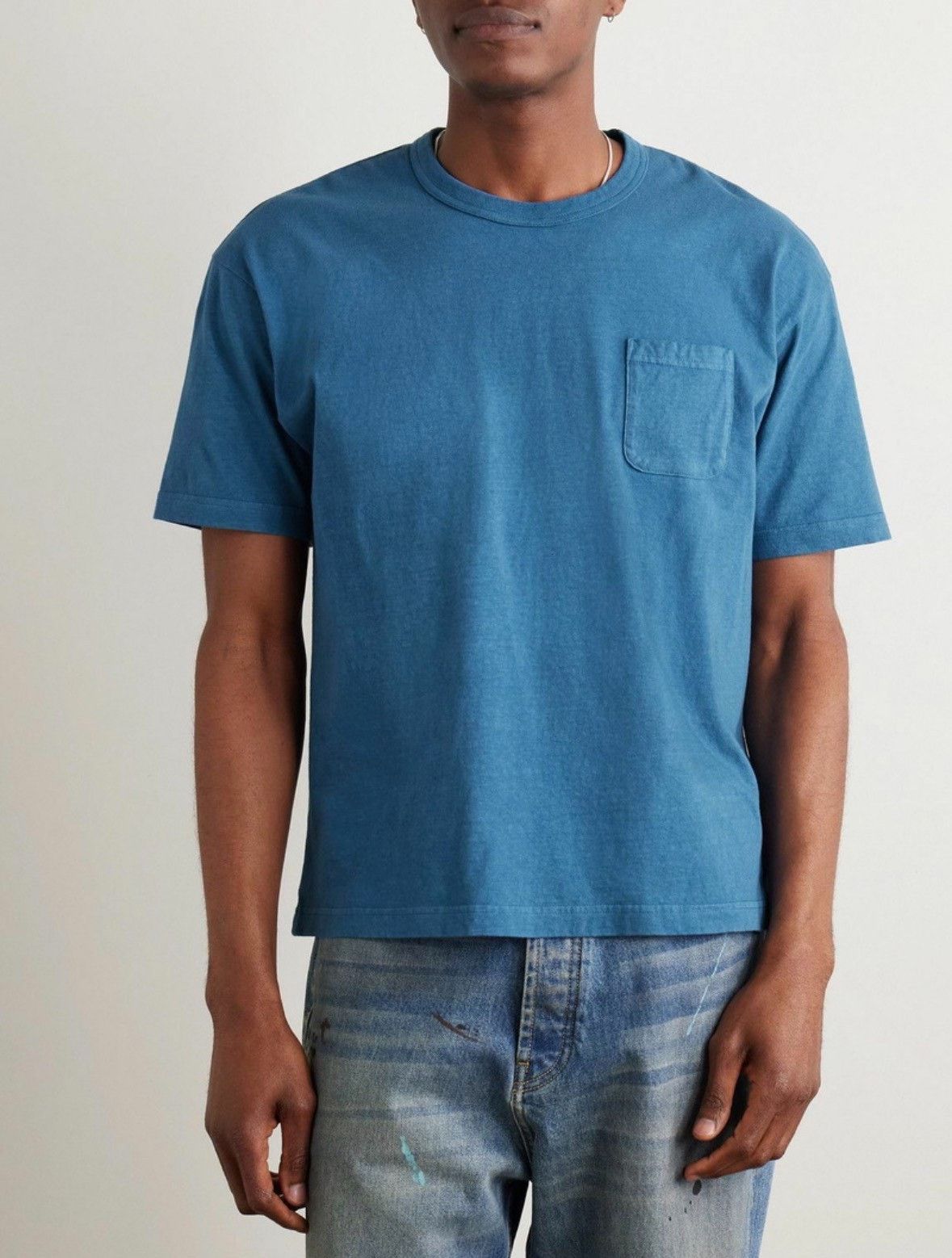 Visvim Visvim ICT Jumbo Crew Indigo Tee Size US M / EU 48-50 / 2 - 5 Thumbnail