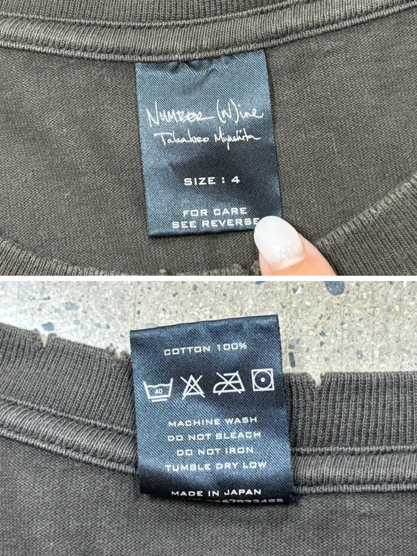 DEN IM by SIKI IM N9 Number Nine Archive Distressed T-shirt Size US XL / EU 56 / 4 - 9 Thumbnail