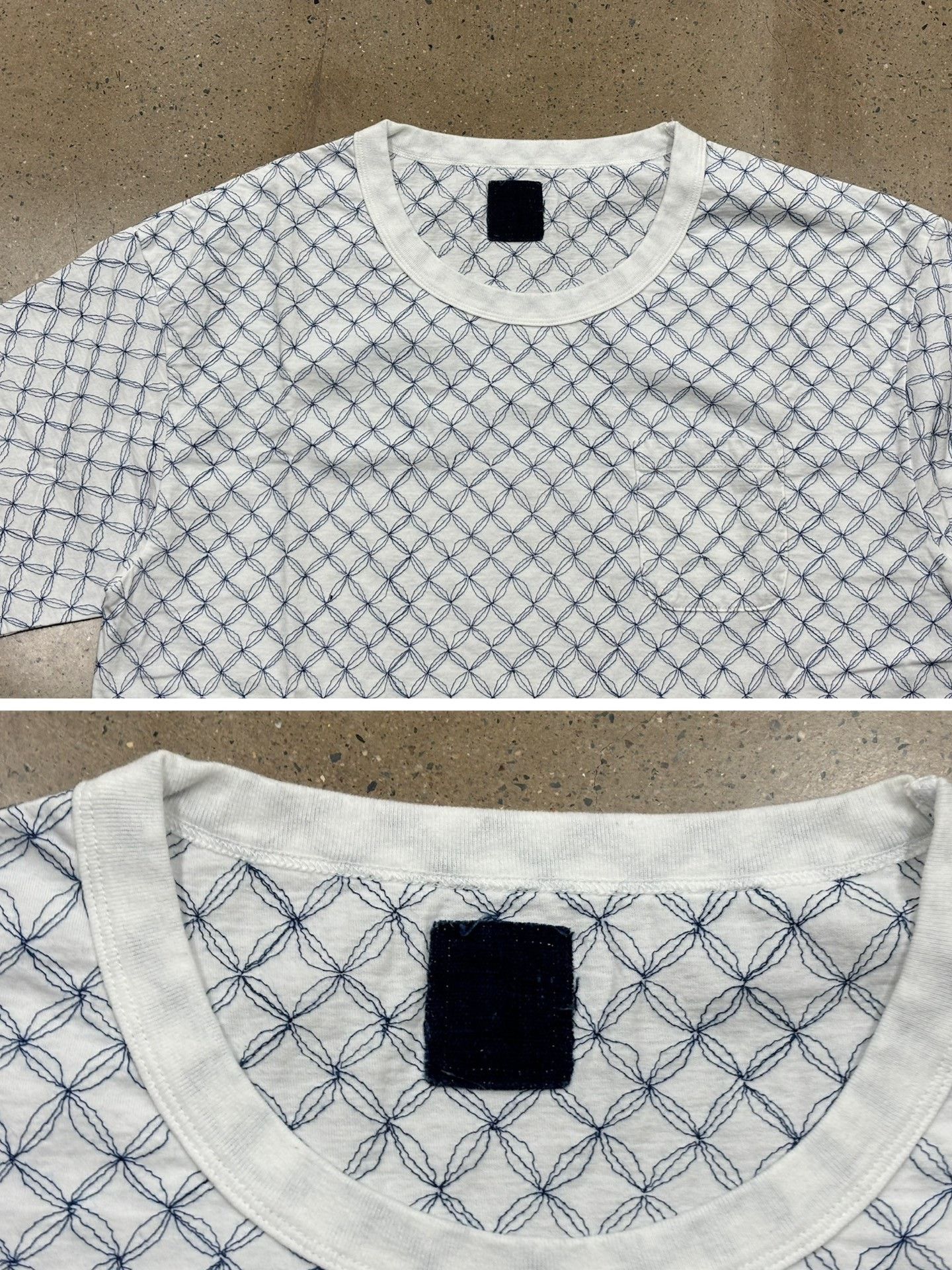 Visvim Visvim Nagoya Limited Sashiko Jumbo Tee Size US L / EU 52-54 / 3 - 4 Thumbnail