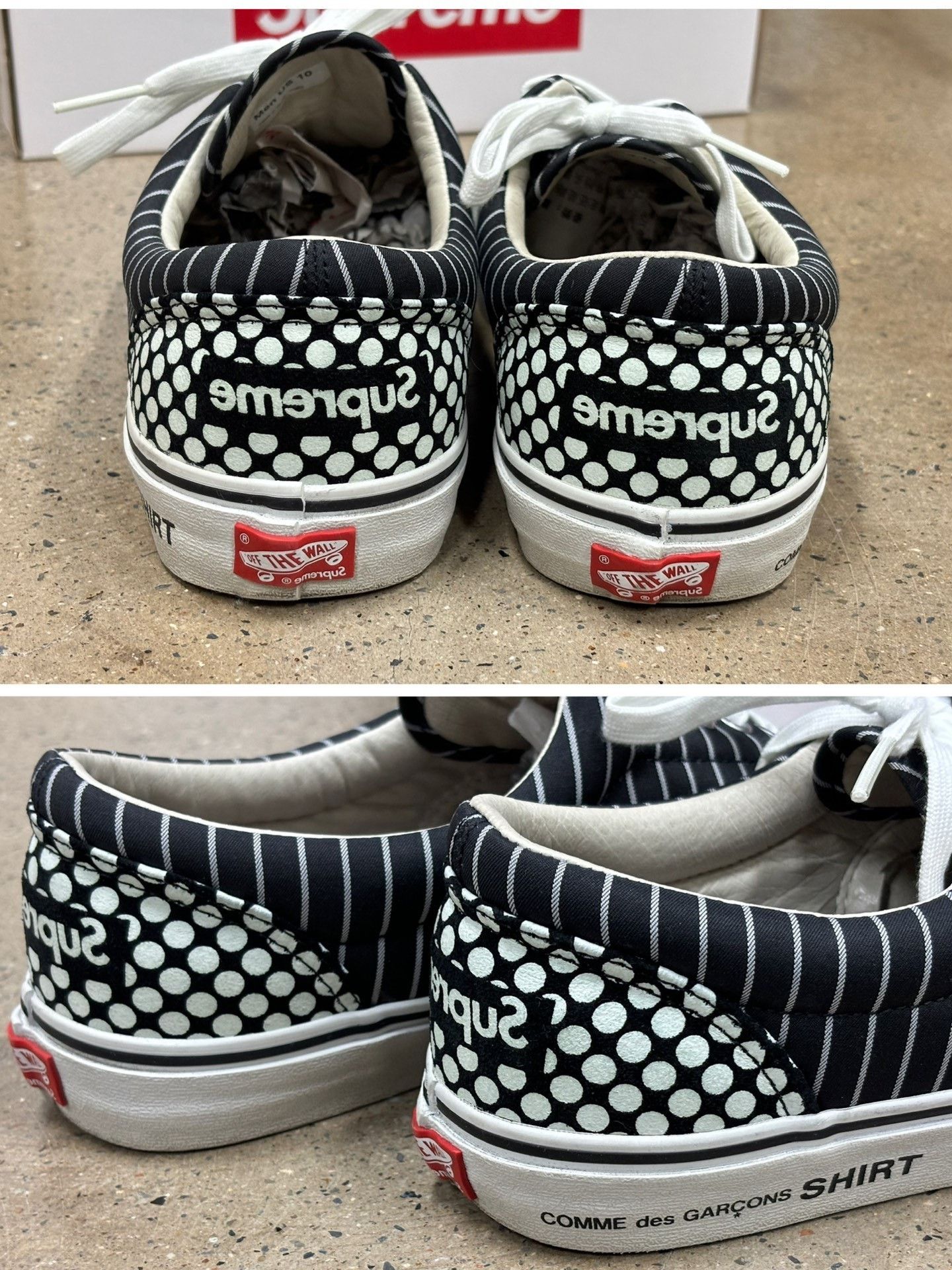 Comme des Garcons Supreme x CDG SHIRT x Vans Era Size US 10 / EU 43 - 7 Thumbnail