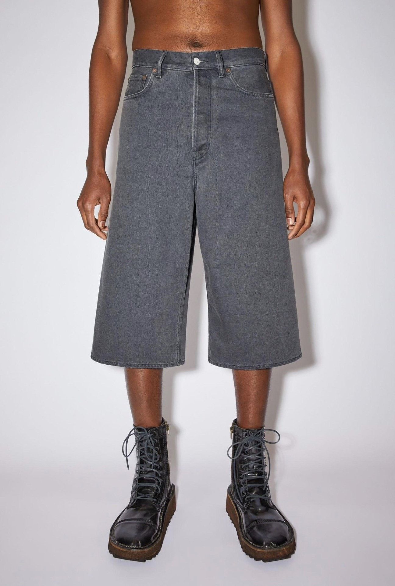 Acne Studios Acne Studios Baggy Wide-Leg Capri Jeans Size US 32 / EU 48 - 3 Thumbnail
