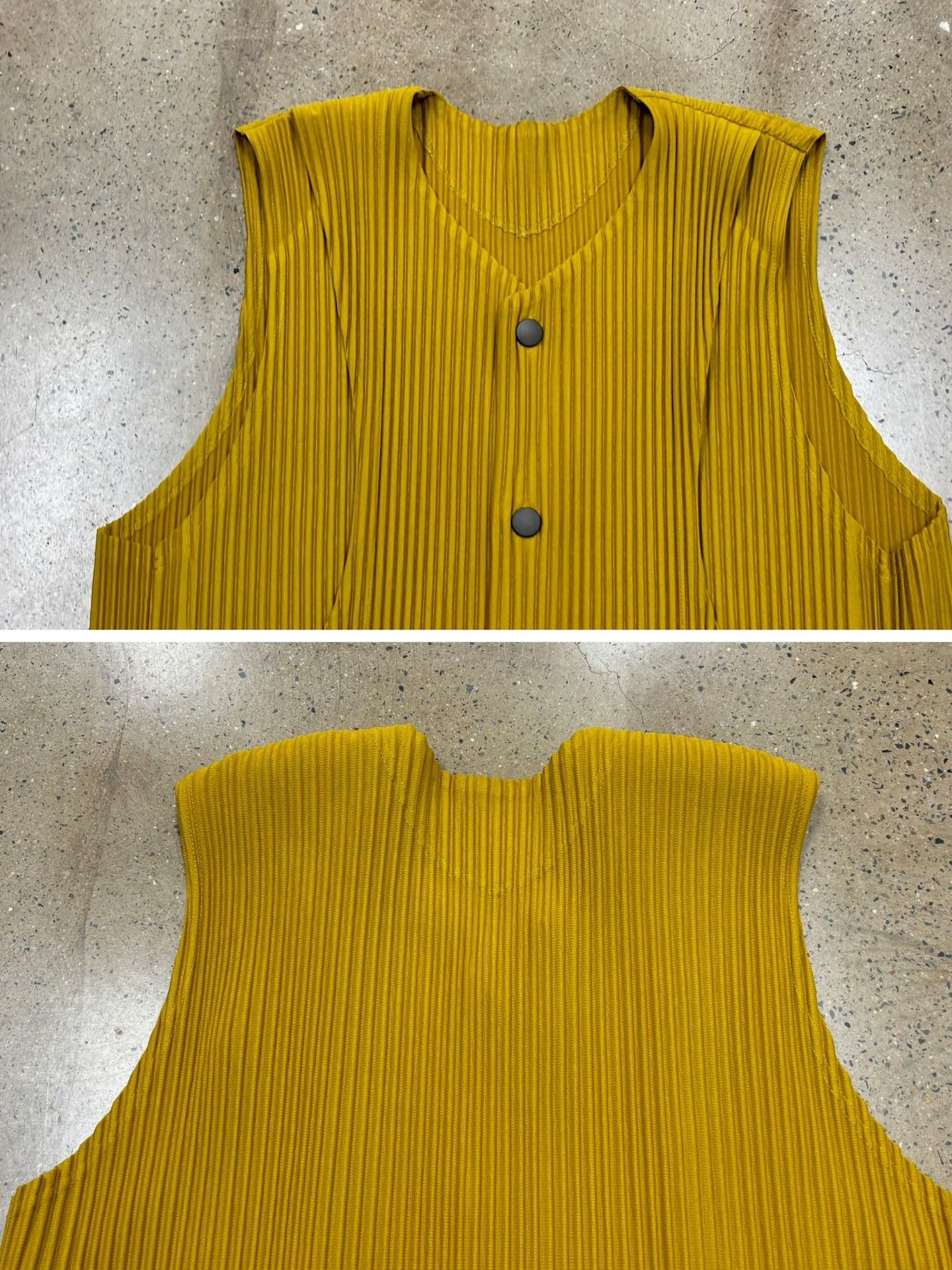 Issey Miyake Issey Miyake Pleats Button Vest Size US L / EU 52-54 / 3 - 6 Thumbnail