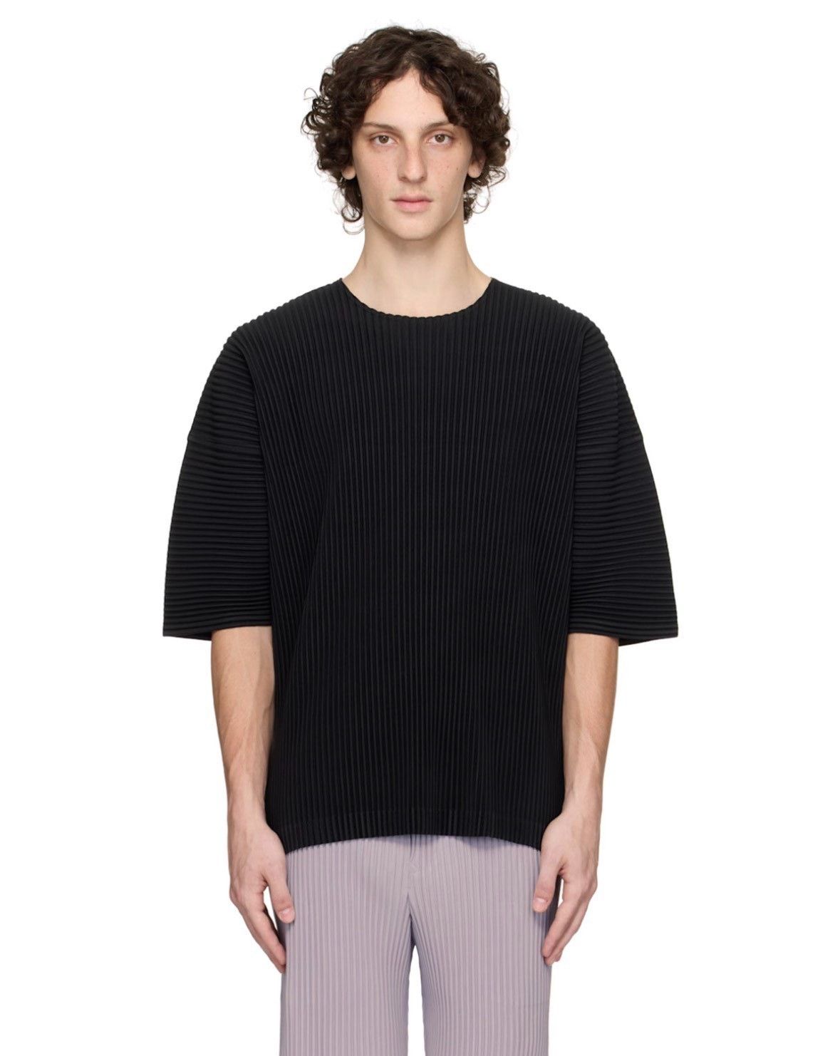 Issey Miyake Issey Miyake Pleated Mid-Sleeve T-Shirt Size US L / EU 52-54 / 3 - 2 Thumbnail