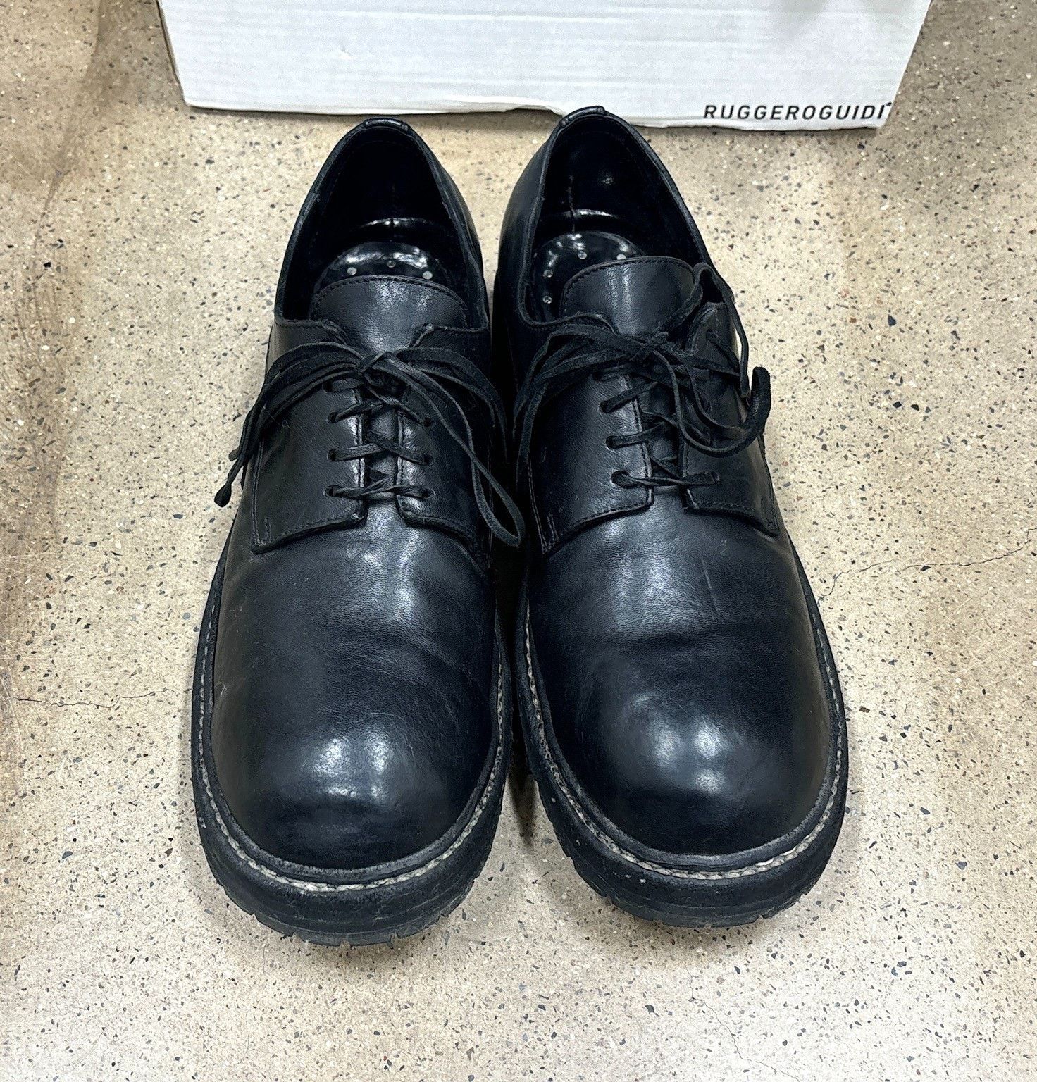 Guidi Guidi gr02v Horsehide Derby Boots Size US 10 / EU 43 - 2 Thumbnail