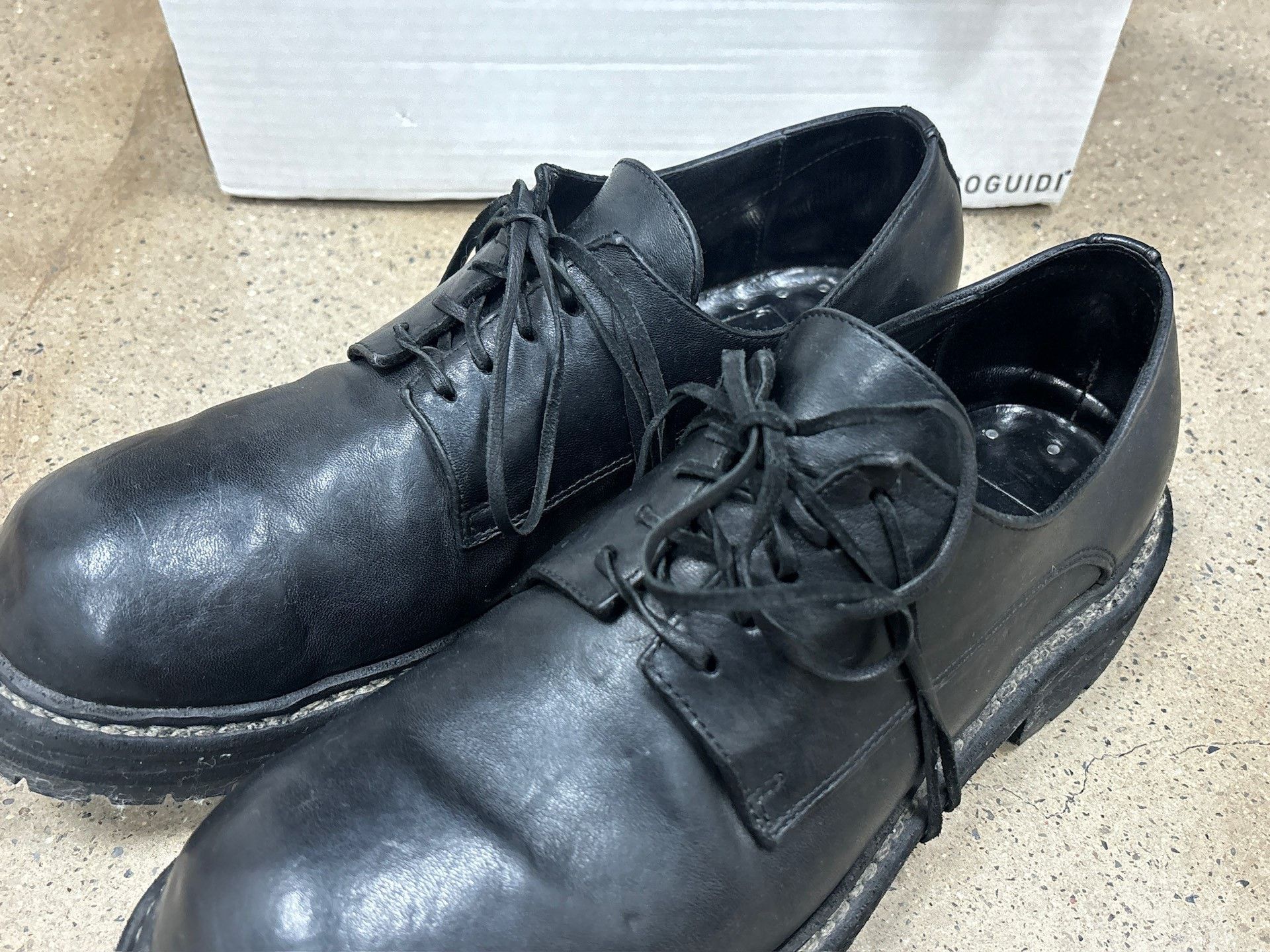 Guidi Guidi gr02v Horsehide Derby Boots Size US 10 / EU 43 - 6 Thumbnail