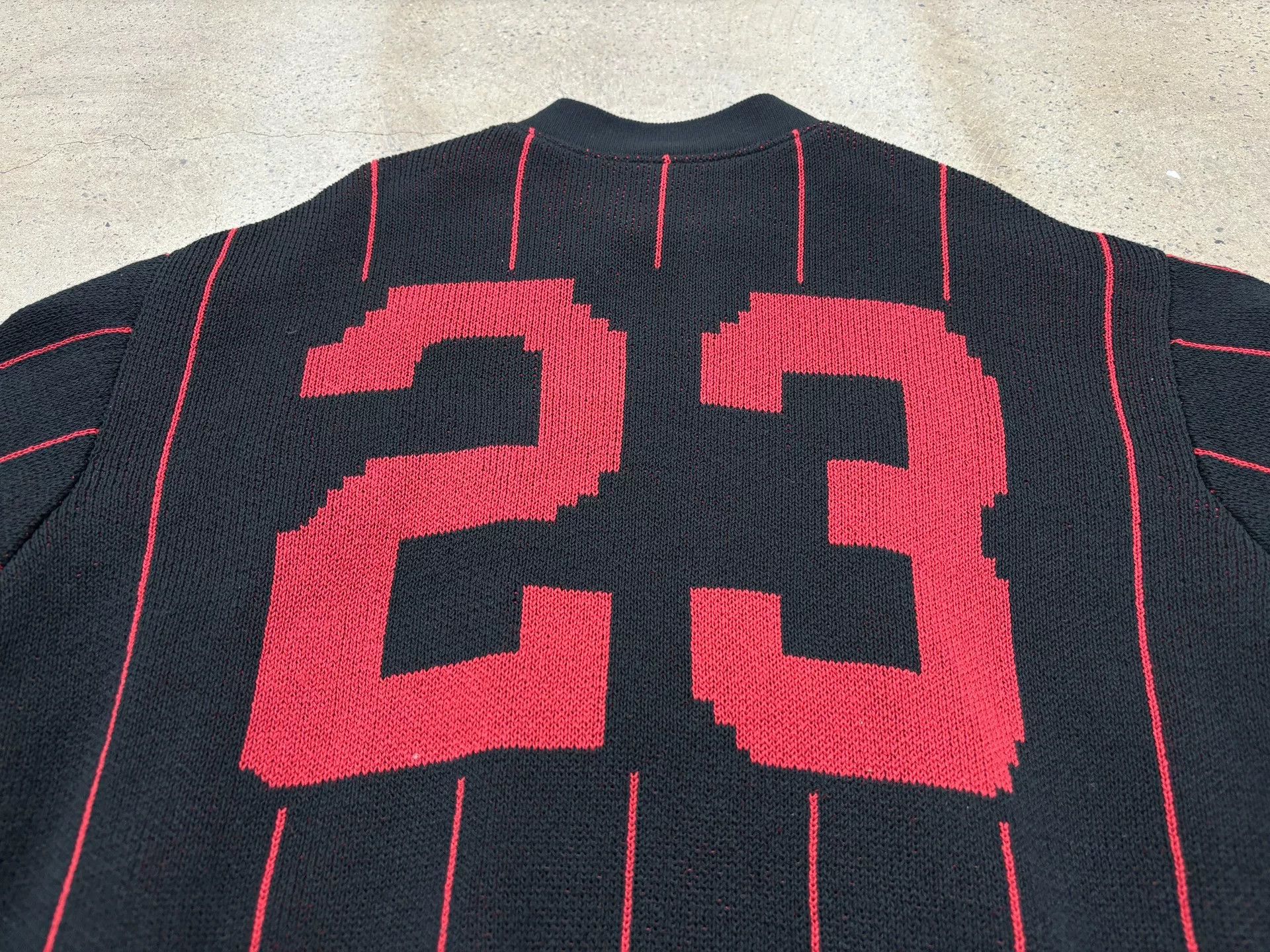 Supreme Supreme 23 Pinstripe Varsity Zip Up Sweater Size US S / EU 44-46 / 1 - 6 Thumbnail