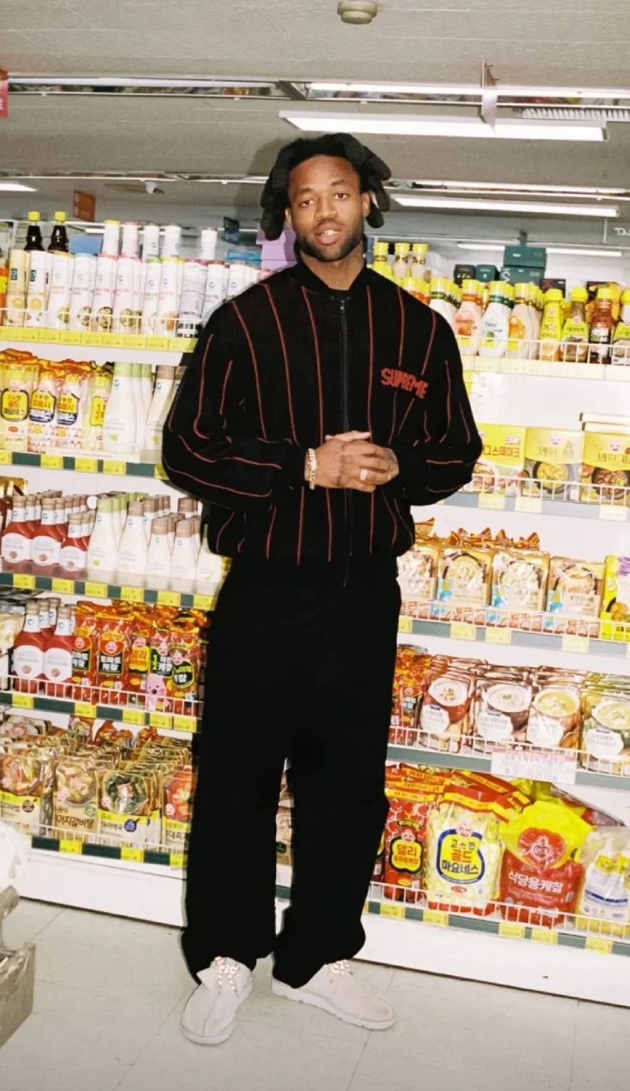 Supreme Supreme 23 Pinstripe Varsity Zip Up Sweater Size US S / EU 44-46 / 1 - 3 Thumbnail