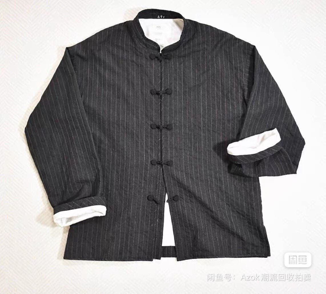 Visvim Visvim Dharma Santome Stripe Wool Shirt Size US XL / EU 56 / 4 - 2 Thumbnail