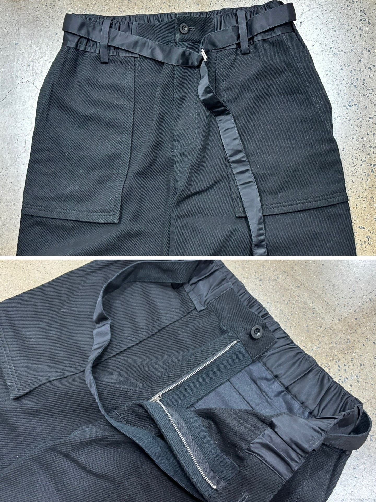 Sacai Sacai Cotton Oxford Cargo Pants Size US 26 / EU 42 - 5 Thumbnail