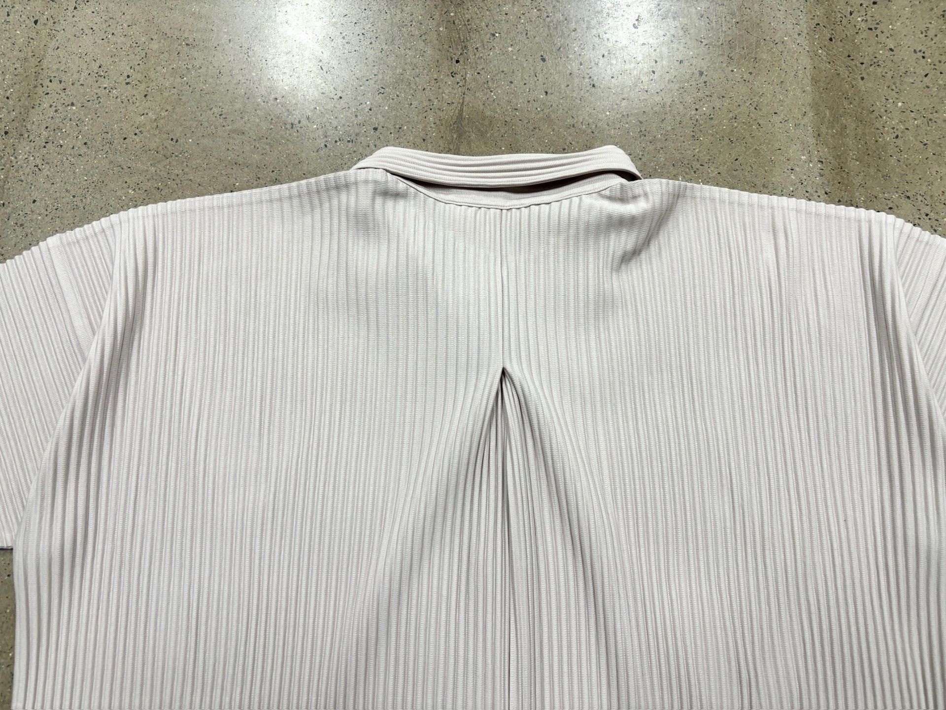 Issey Miyake Issey Miyake Pleated Short-Sleeve Jacket Size US XL / EU 56 / 4 - 6 Thumbnail
