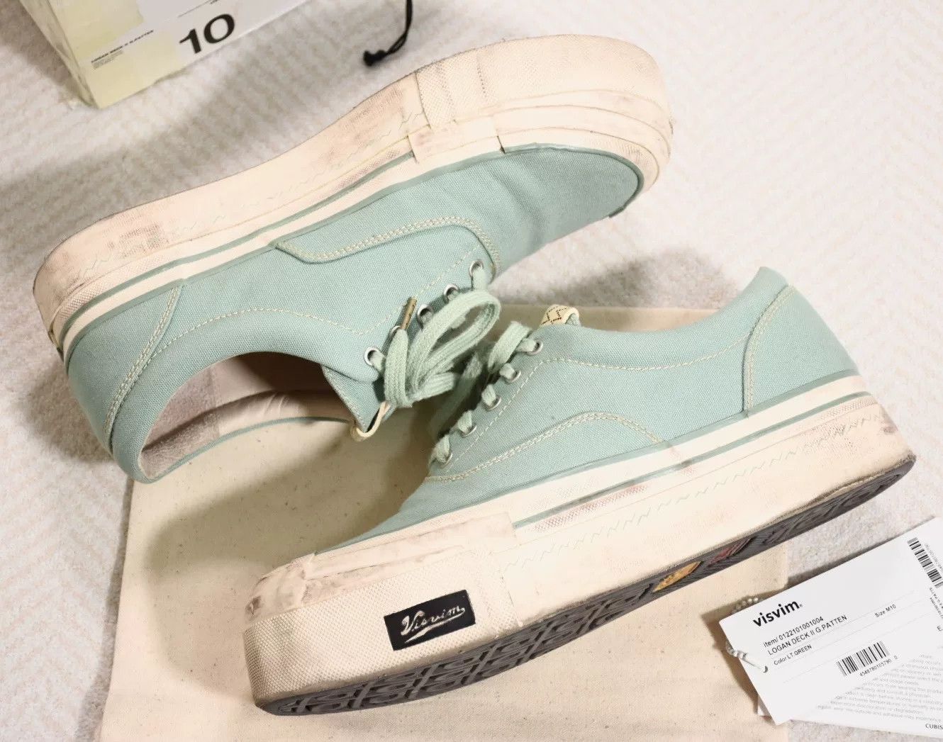 Visvim Visvim 22ss Deck Logan II Canvas Sneakers Size US 10 / EU 43 - 5 Thumbnail