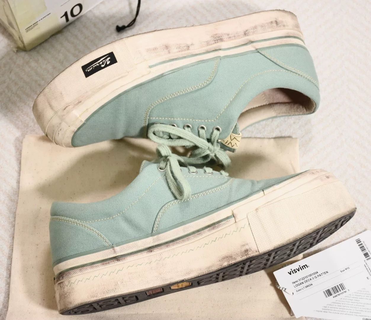 Visvim Visvim 22ss Deck Logan II Canvas Sneakers Size US 10 / EU 43 - 6 Thumbnail