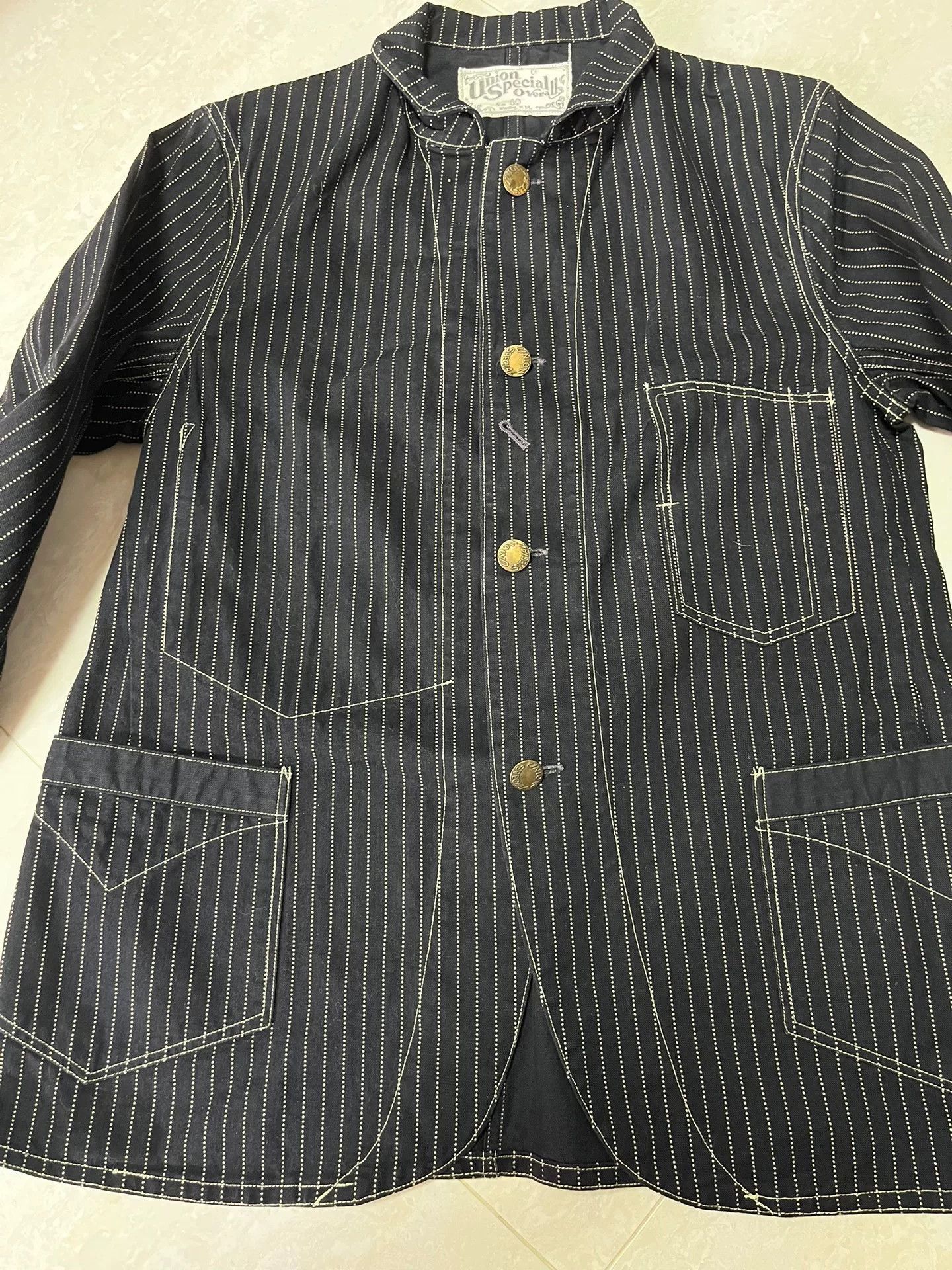 Freewheelers FREEWHEELERS Railroad Worker Jacket Size US XXS / EU 40 - 6 Thumbnail