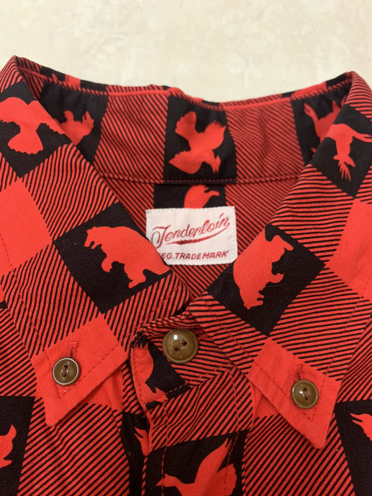 Tenderloin TENDERLOIN Animal Houndstooth Shirt Size US XS / EU 42 / 0 - 3 Thumbnail