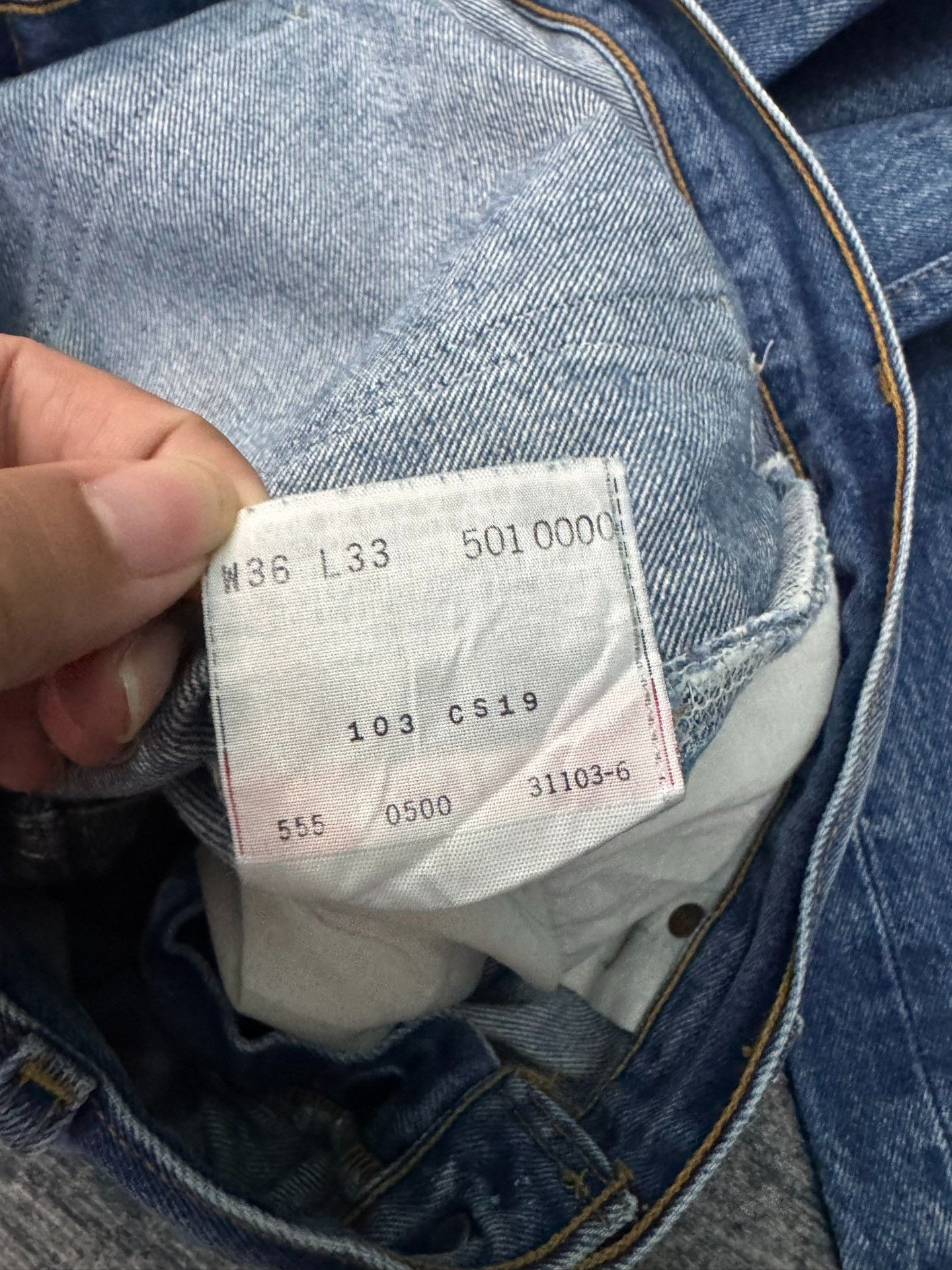 Levi's Vintage Levis 501xx 90S American Jeans Size US 36 / EU 52 - 5 Thumbnail