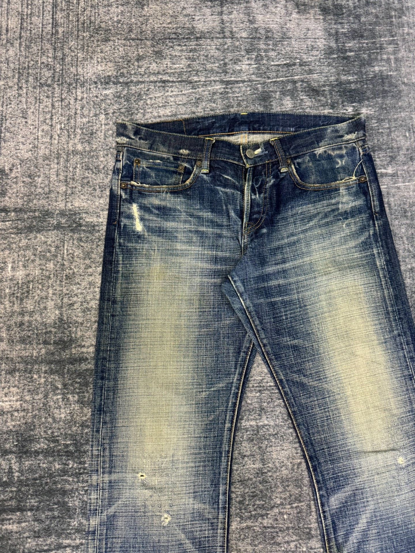 Vintage Vintage ETERNAL 00s Washed Denim Jeans Size US 33 - 3 Thumbnail