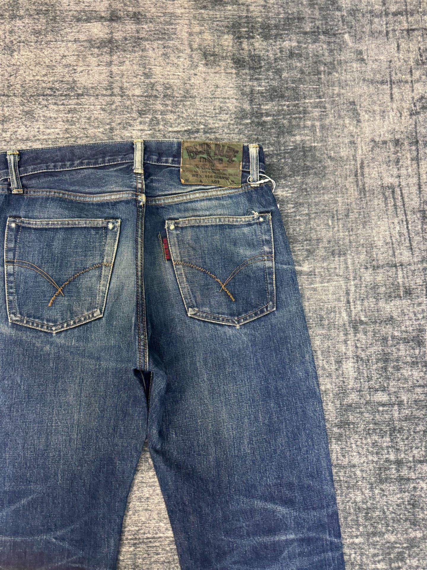 Vintage Vintage Blue Blue 00s Washed Jeans Size US 29 - 6 Thumbnail