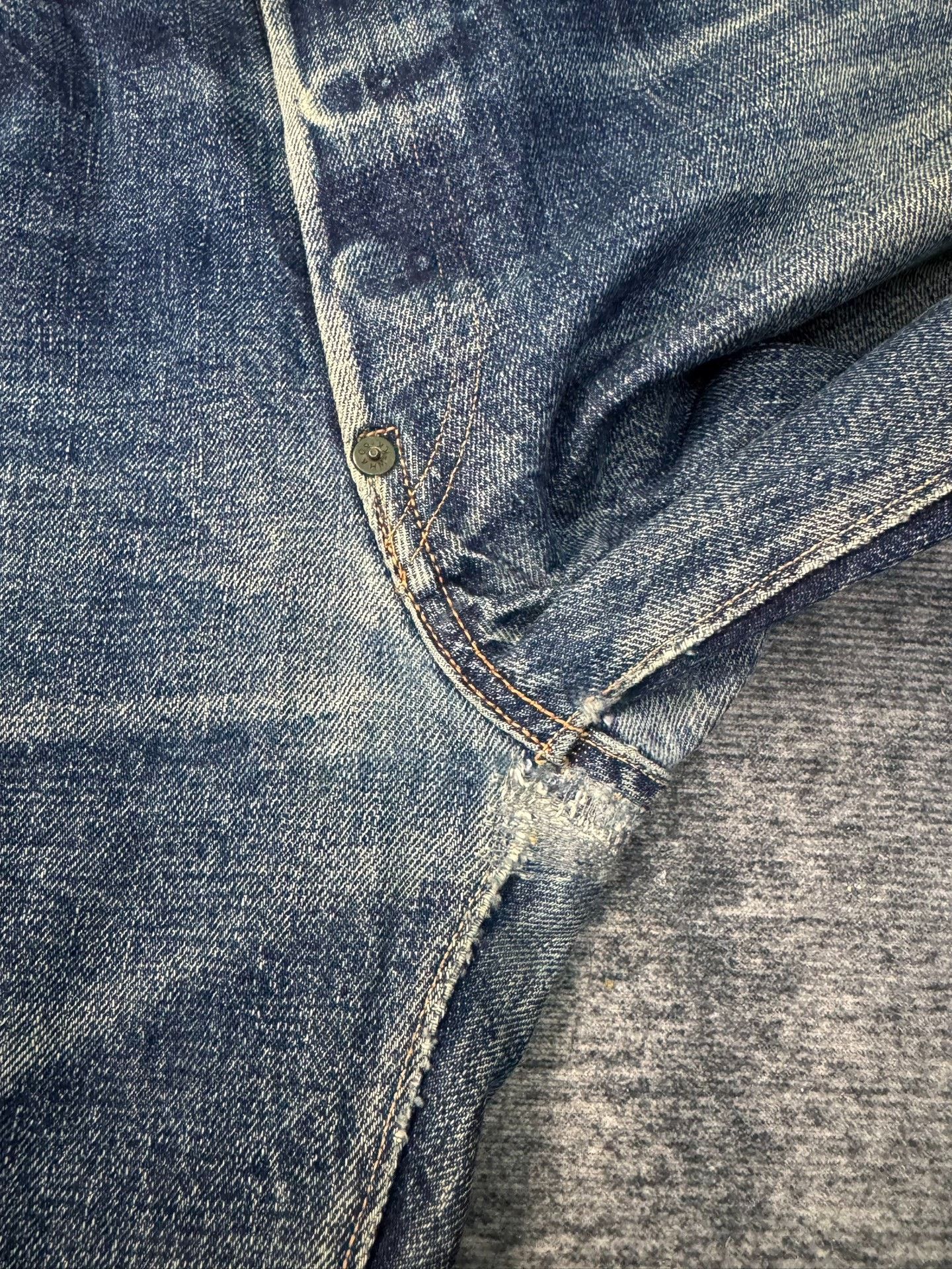 Vintage Vintage 700 Japan Washed Retro Blue Jeans Size US 32 / EU 48 - 5 Thumbnail