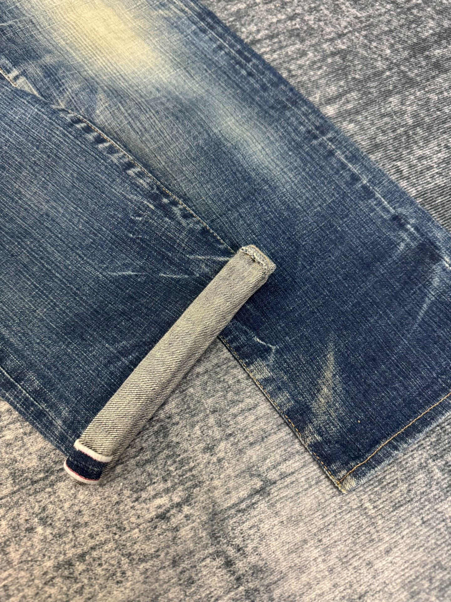 Vintage Vintage ETERNAL 00s Washed Blue Jeans Size US 36 / EU 52 - 4 Thumbnail