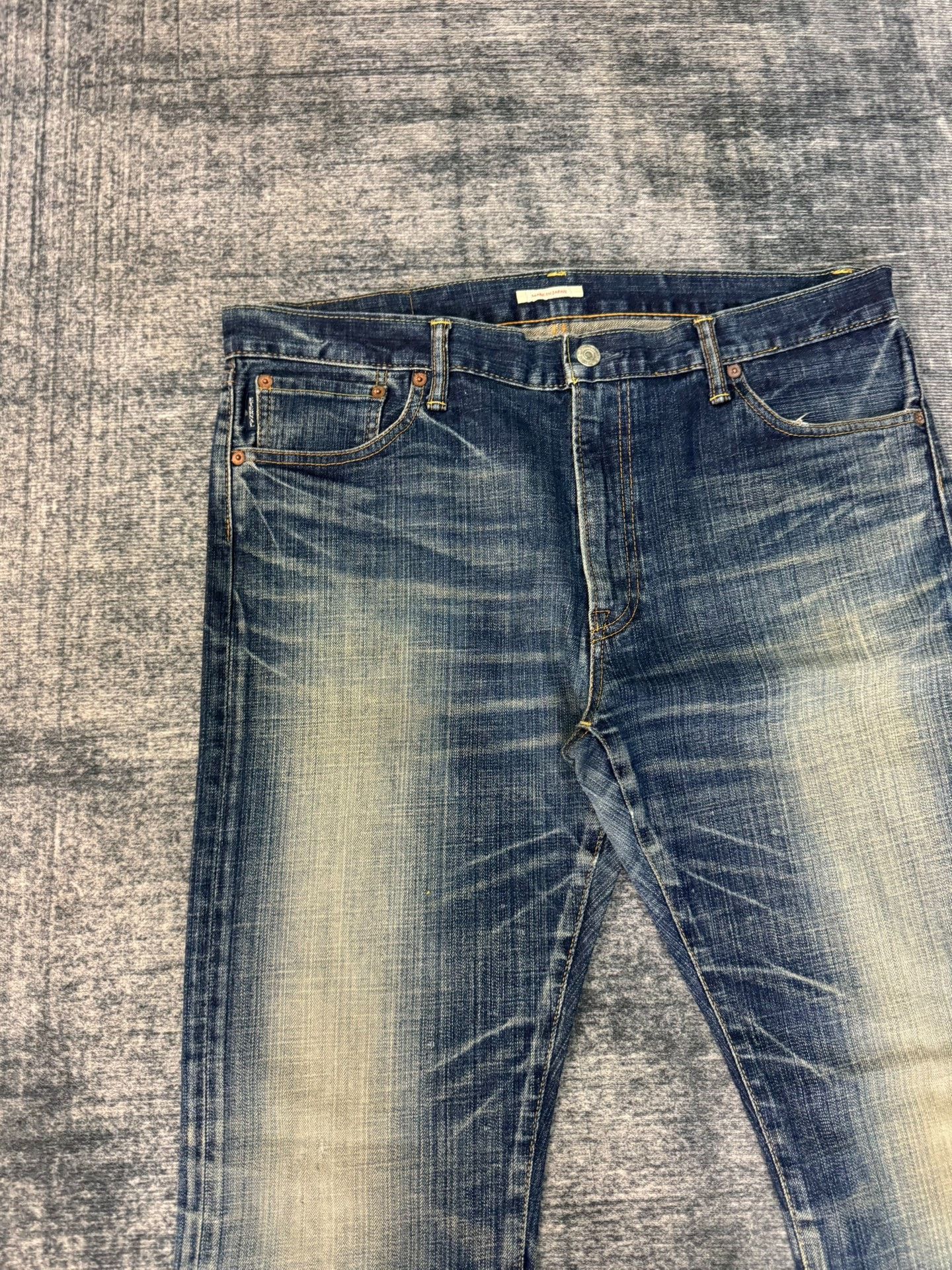 Vintage Vintage ETERNAL 00s Washed Blue Jeans Size US 36 / EU 52 - 3 Thumbnail