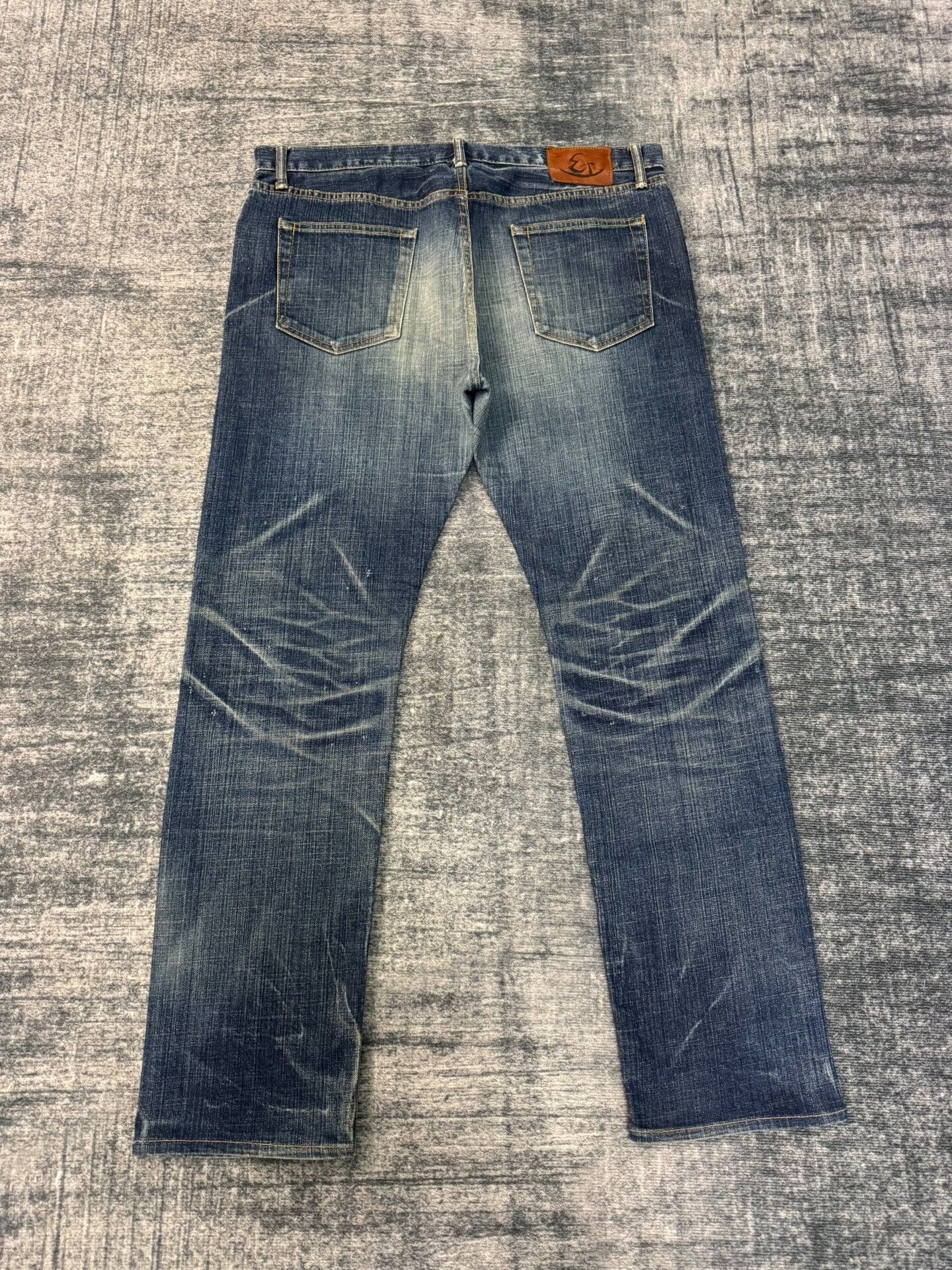 Vintage Vintage ETERNAL 00s Washed Blue Jeans Size US 36 / EU 52 - 7 Thumbnail
