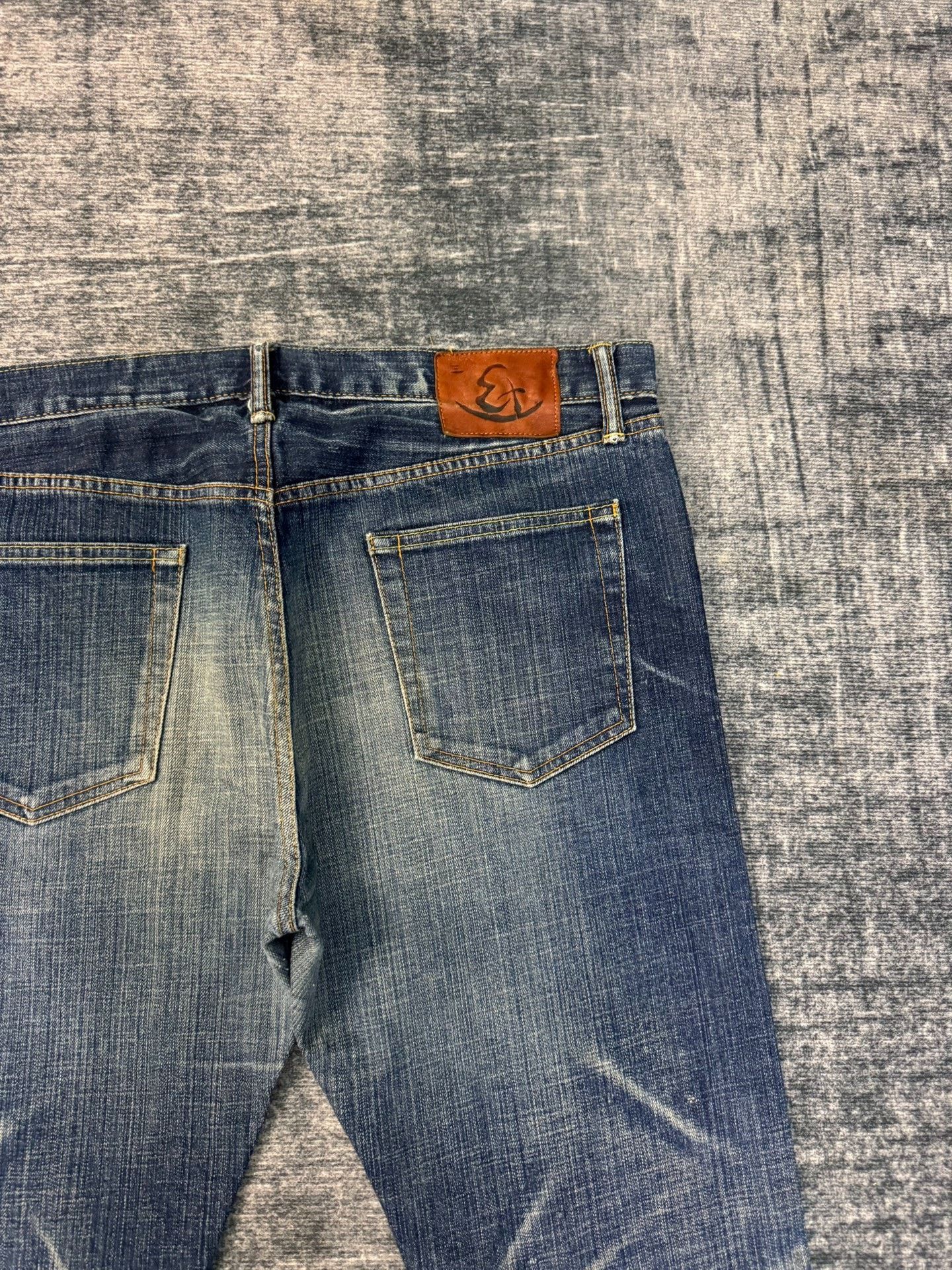 Vintage Vintage ETERNAL 00s Washed Blue Jeans Size US 36 / EU 52 - 8 Thumbnail