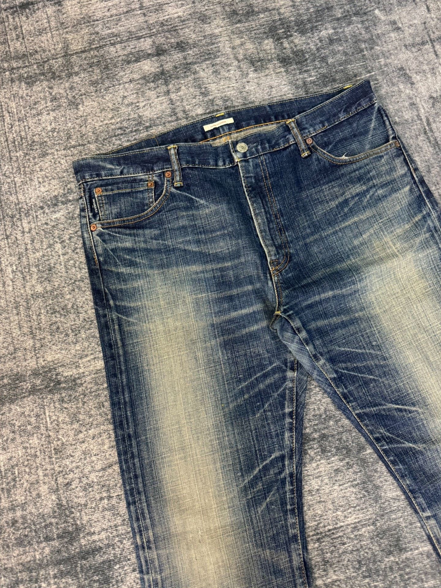 Vintage Vintage ETERNAL 00s Washed Blue Jeans Size US 36 / EU 52 - 2 Thumbnail